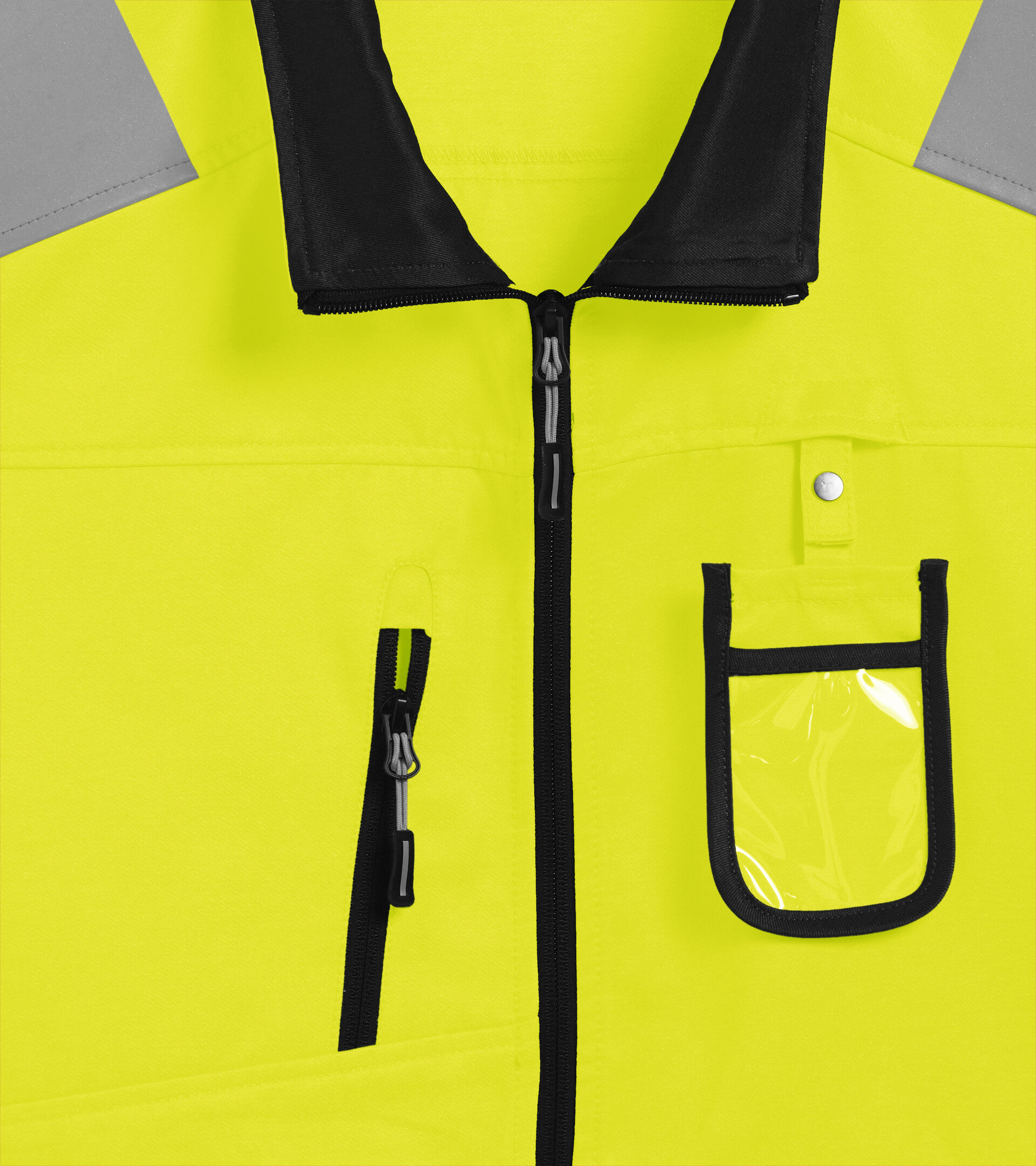 Combinaison de travail HV VEST ISO 20471 JAUNE FLUORESCENT ISO20471 - Utility