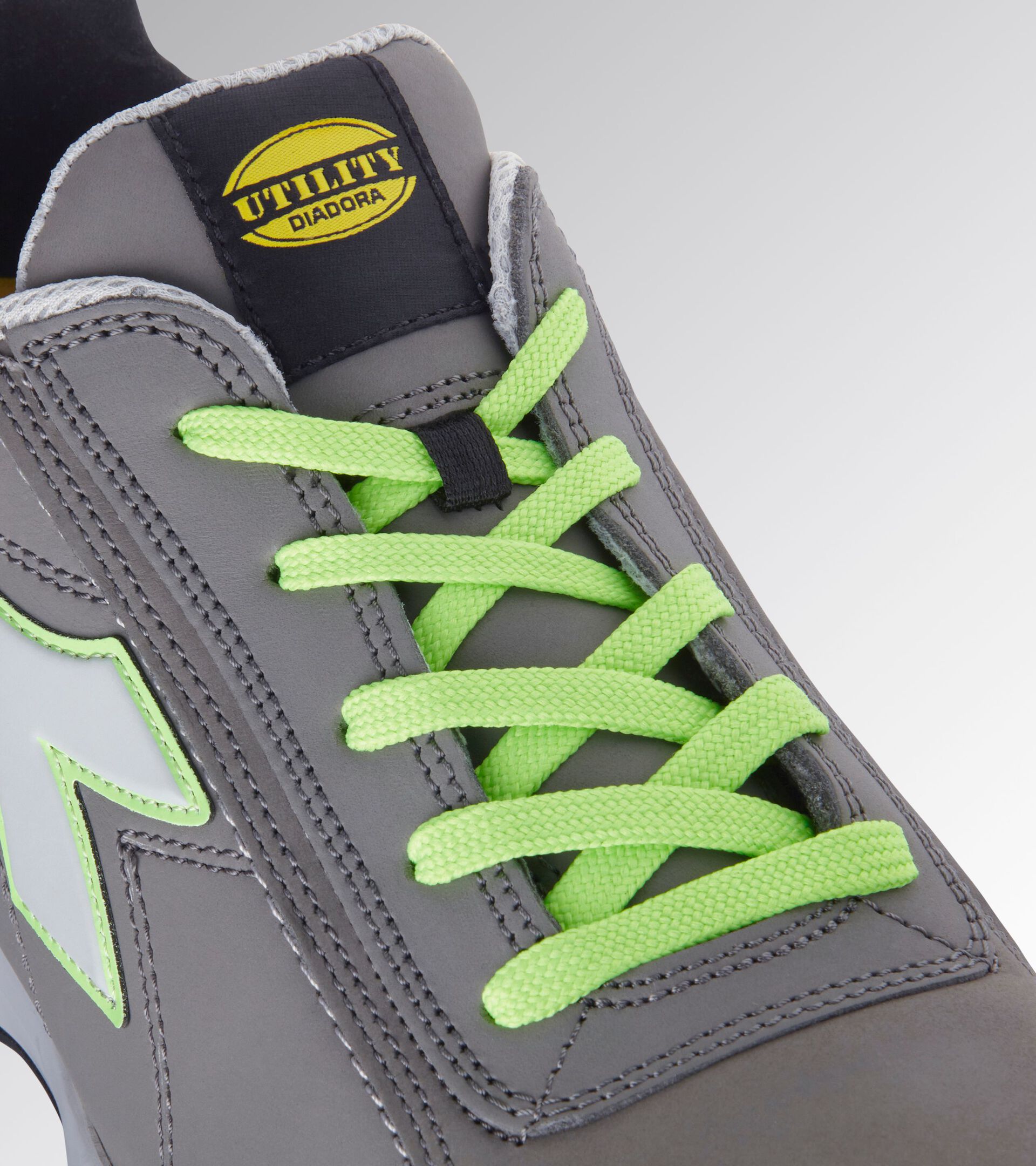 Low safety shoe GLOVE MDS LOW S3S FO HRO SR COAL/GREEN FLUO - Utility