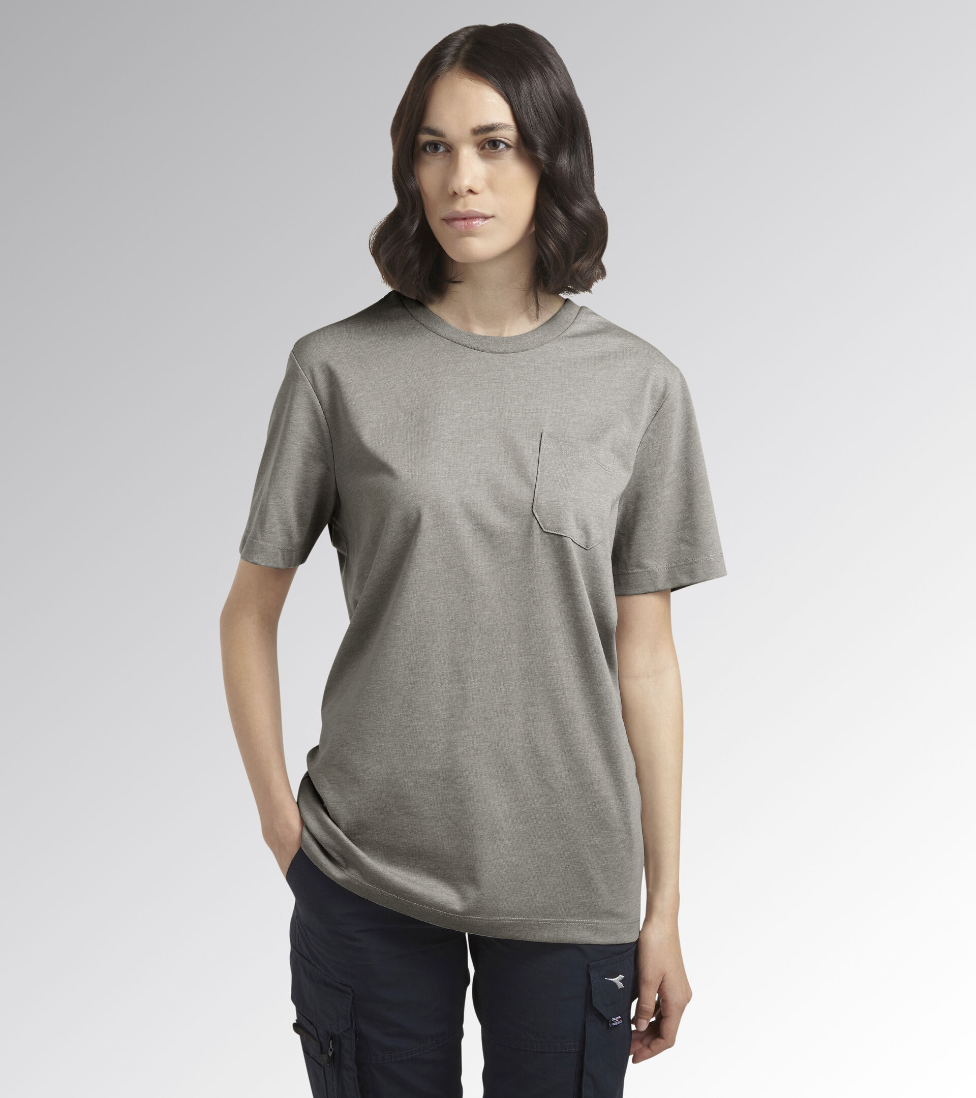 T-SHIRT INDUSTRY, LIGHT MIDDLE GREY MELANGE, hi-res