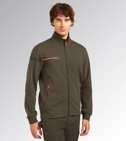 Full-Zip-Sweatshirt SWEATSHIRT STRETCH 2.0 TIEFSTE TIEFE - Utility