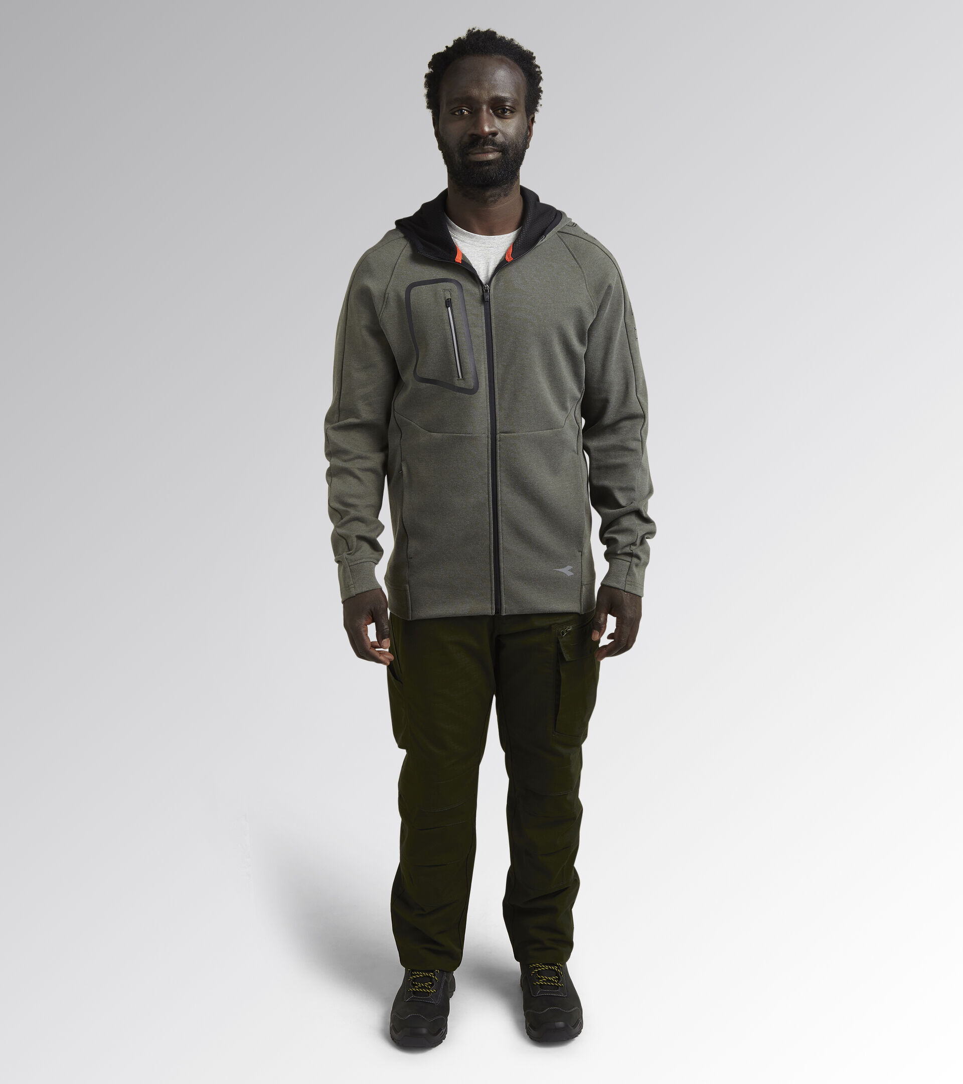 Work track jacket SWEATSHIRT CROSS FZ FOREST NIGHT - Utility