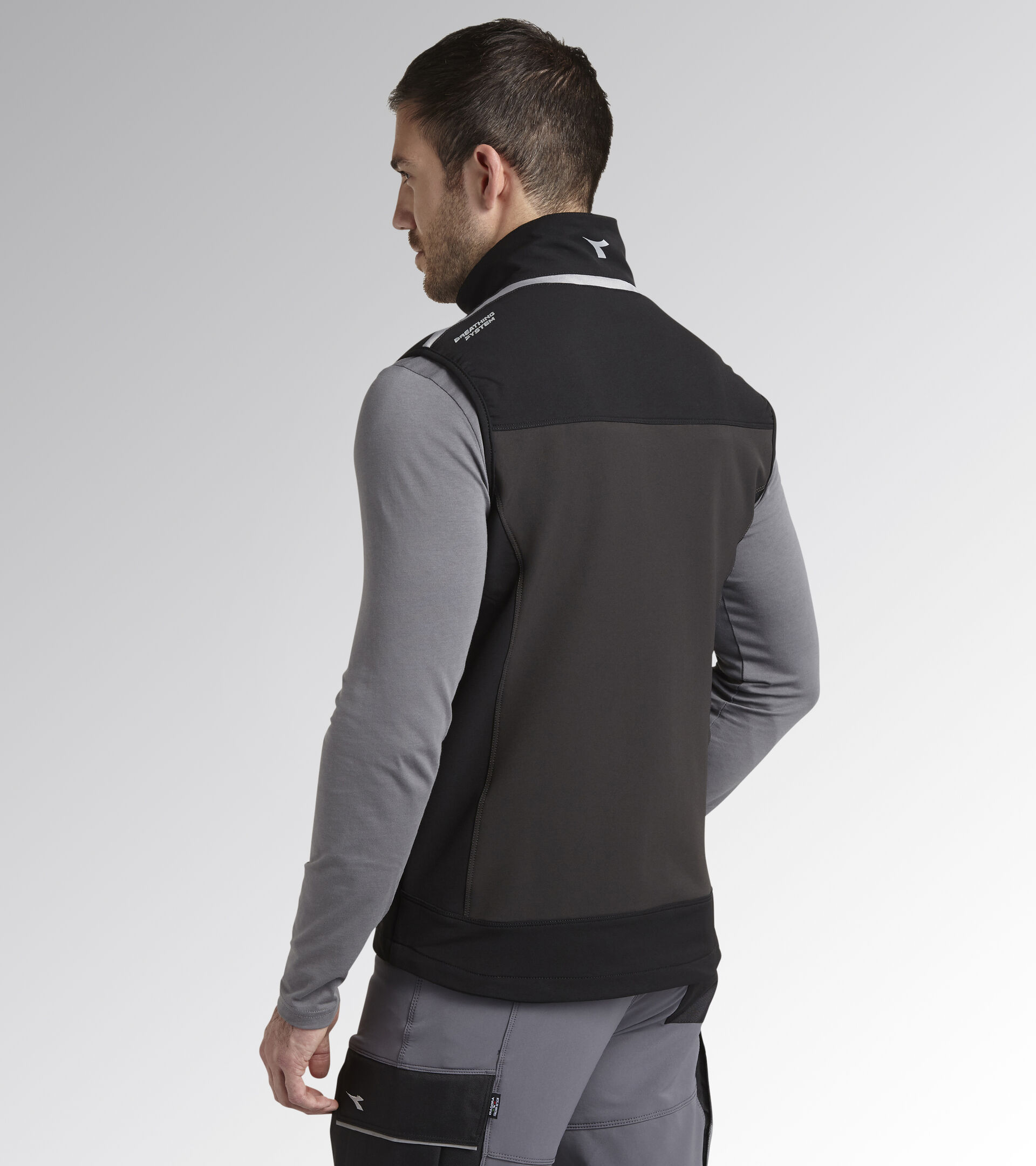 Gilet de travail VEST CARBON TECH GRIS ASPHALTE - Utility