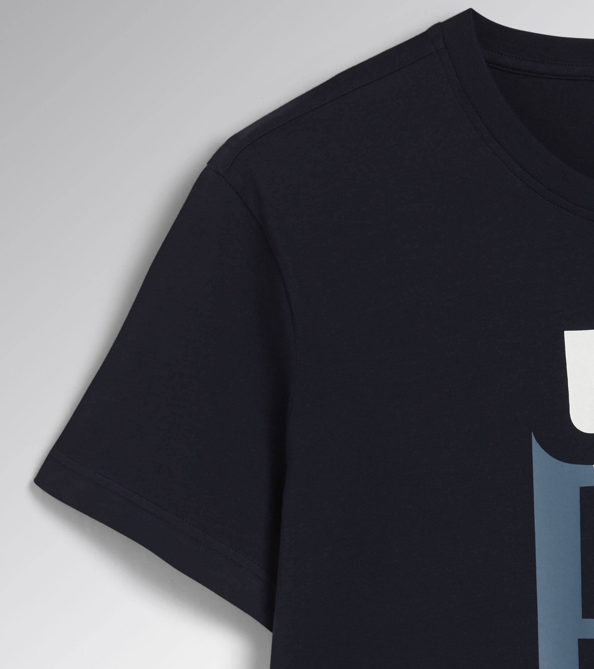 T-SHIRT GRAPHIC ORGANIC, BLUE CORSAIR/BLUE EBONY, hi-res