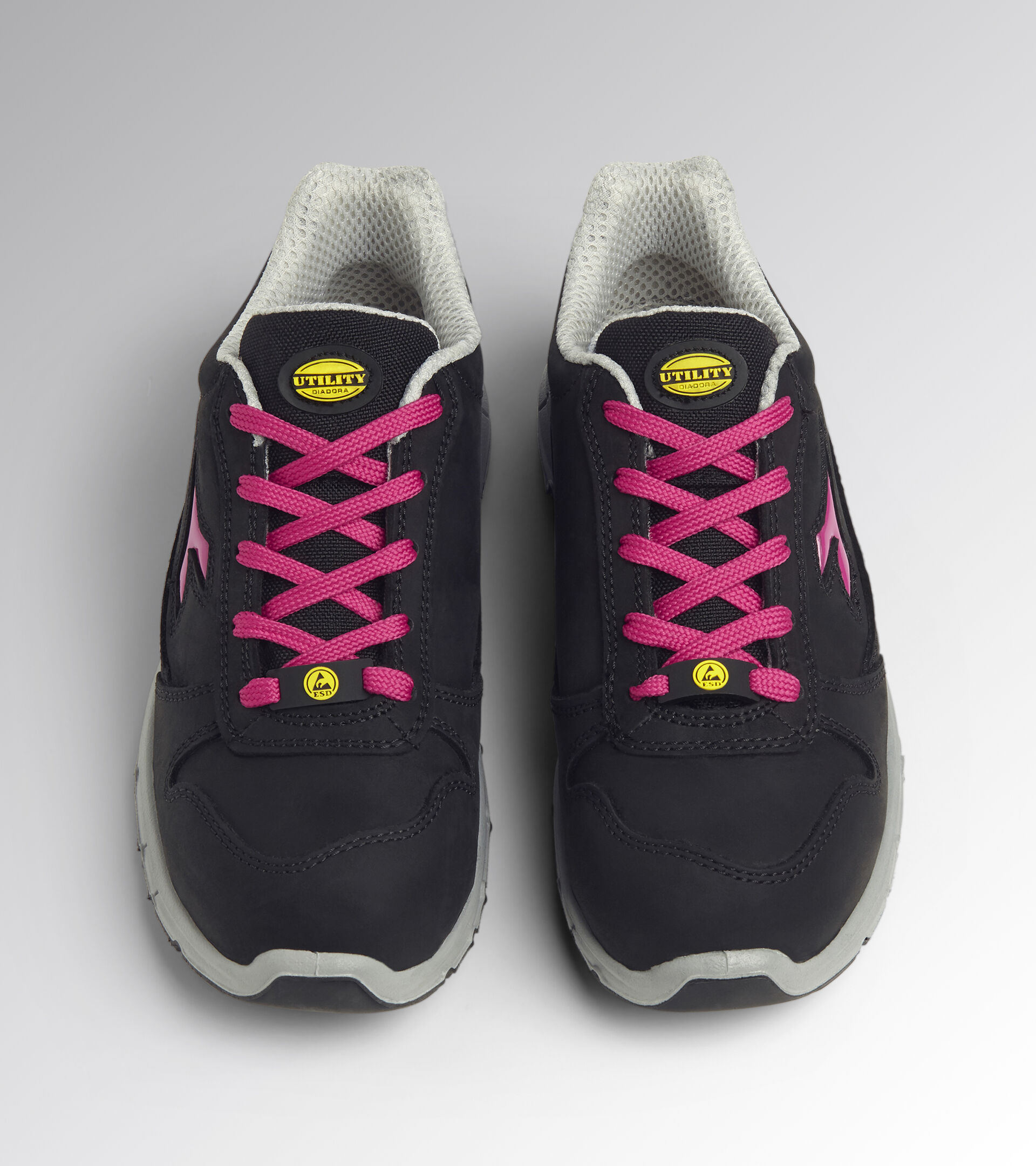 Low safety shoe RUN LOW S3 SRC ESD BLACK/FUCSIA RED - Utility