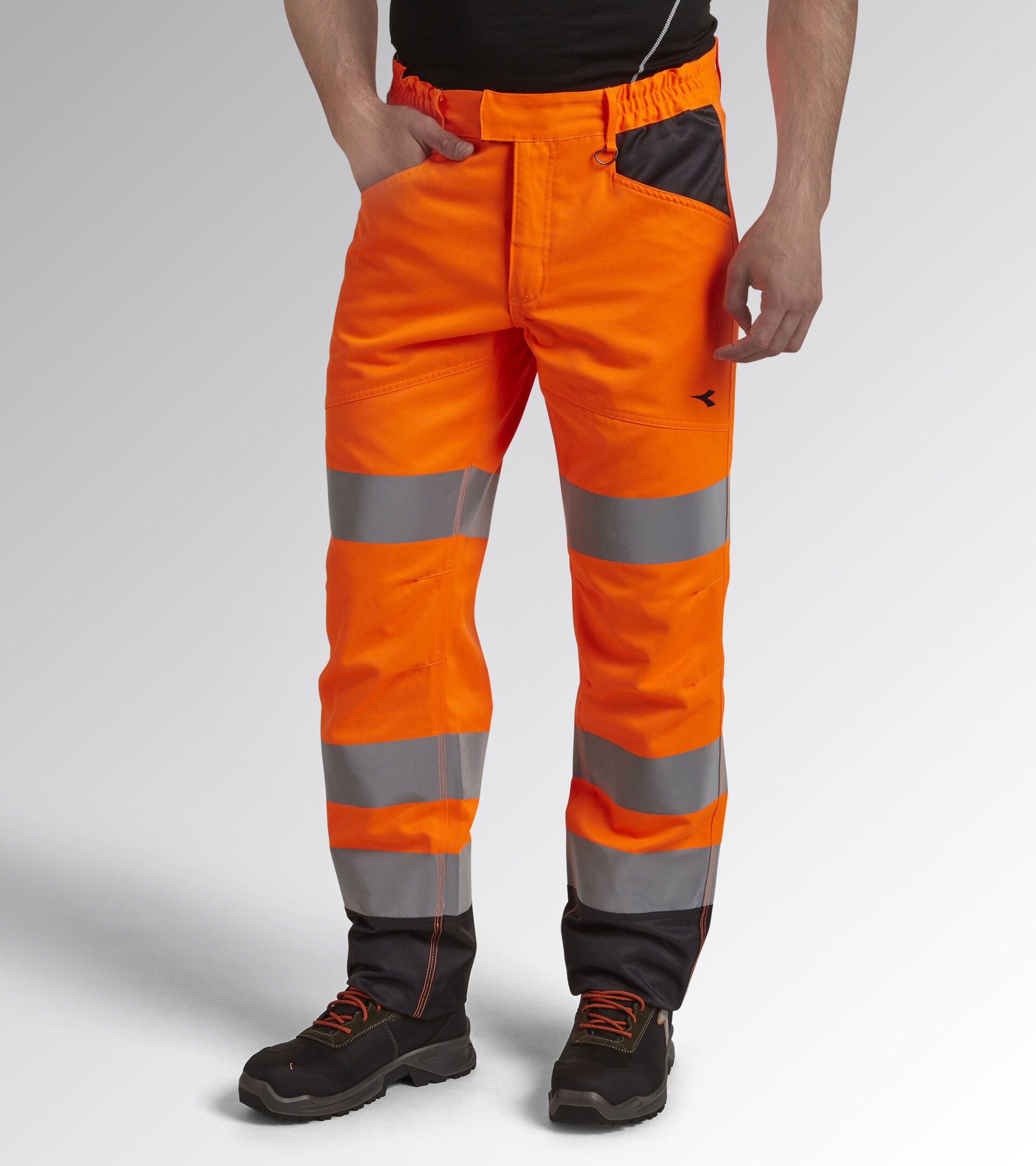 Work trousers PANT HV EN 20471:2013 2 FLUORESCENT ORANGE ISO20471 - Utility