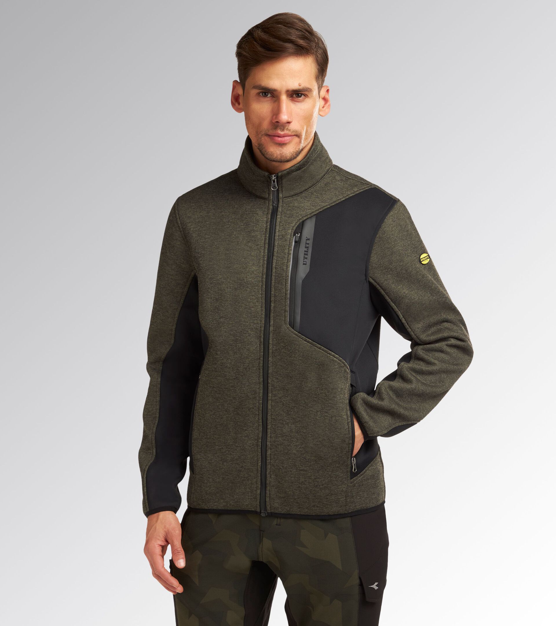 Technical fleece POLAR FLEECE FREEDOM GREEN DEEP DEPTHS - Utility