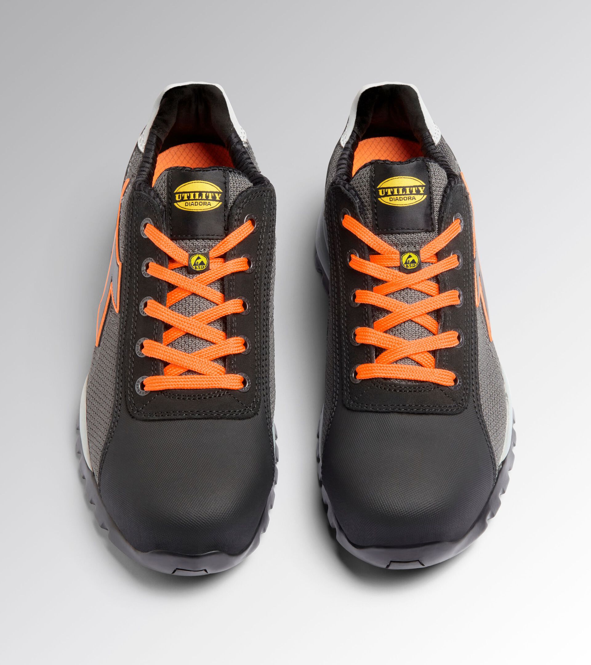 Low safety shoe GLOVE NET LOW PRO S1PL FO SR HRO ESD ASPHALT/ORANGE FLUO - Utility