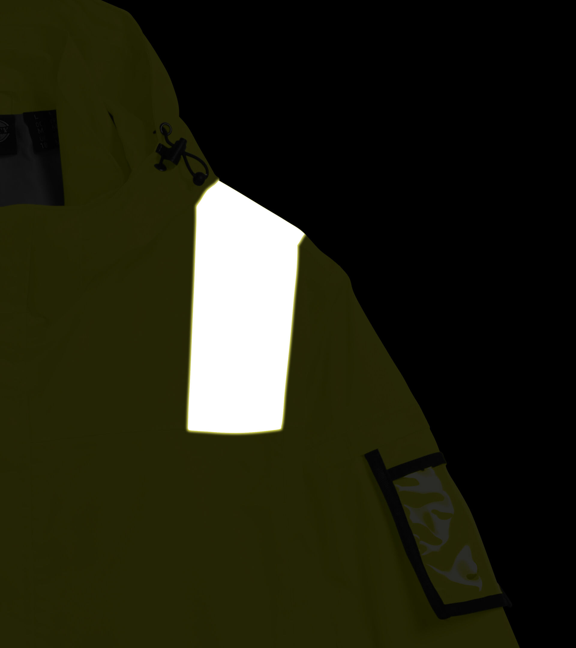 HV JACKET ISO 20471 EXTERNAL SHELL, FLUORESCENT YELLOW ISO20471, hi-res