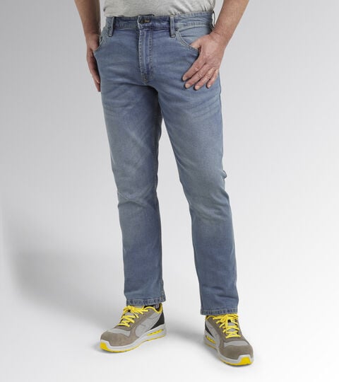 Denim work trousers PANT STONE 5 PKT BLEACH WASHING - Utility