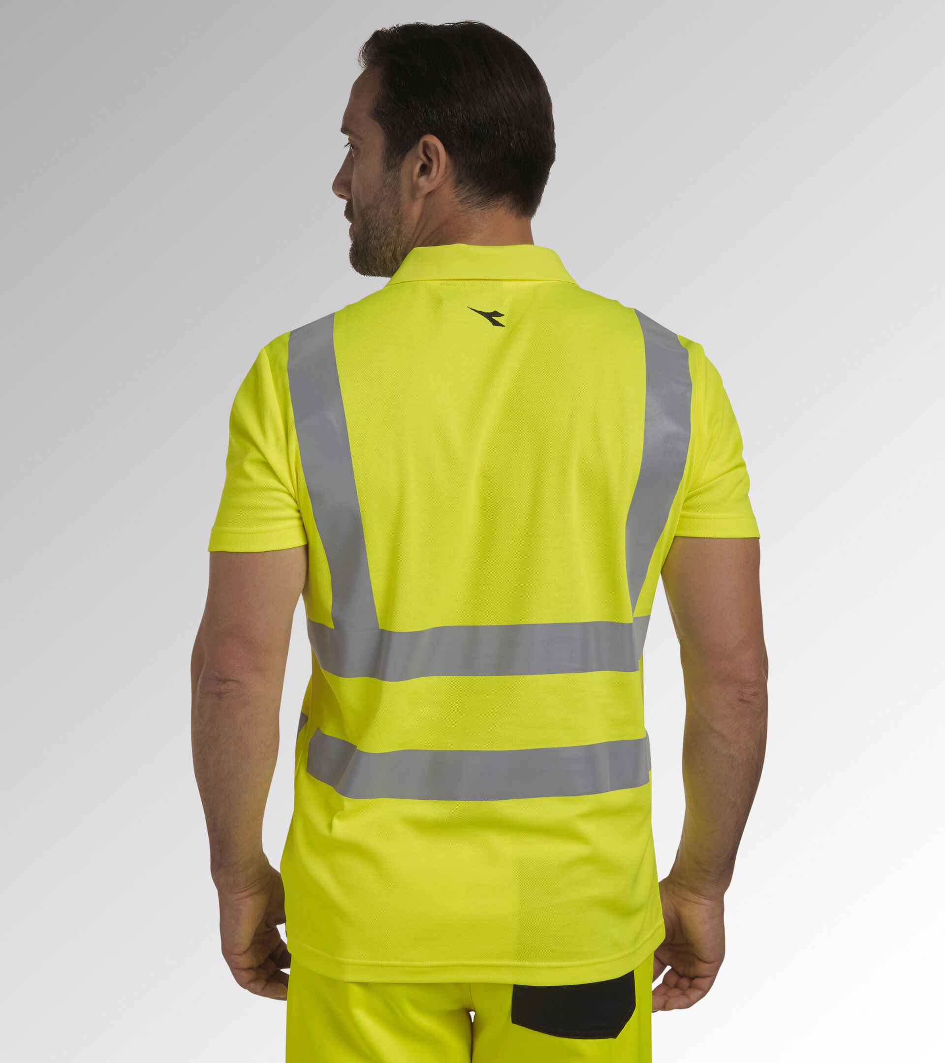 Polo manga corta de trabajo POLO MC HV ISO 20471 AMARILLO FLUORESCENTE ISO20471 - Utility