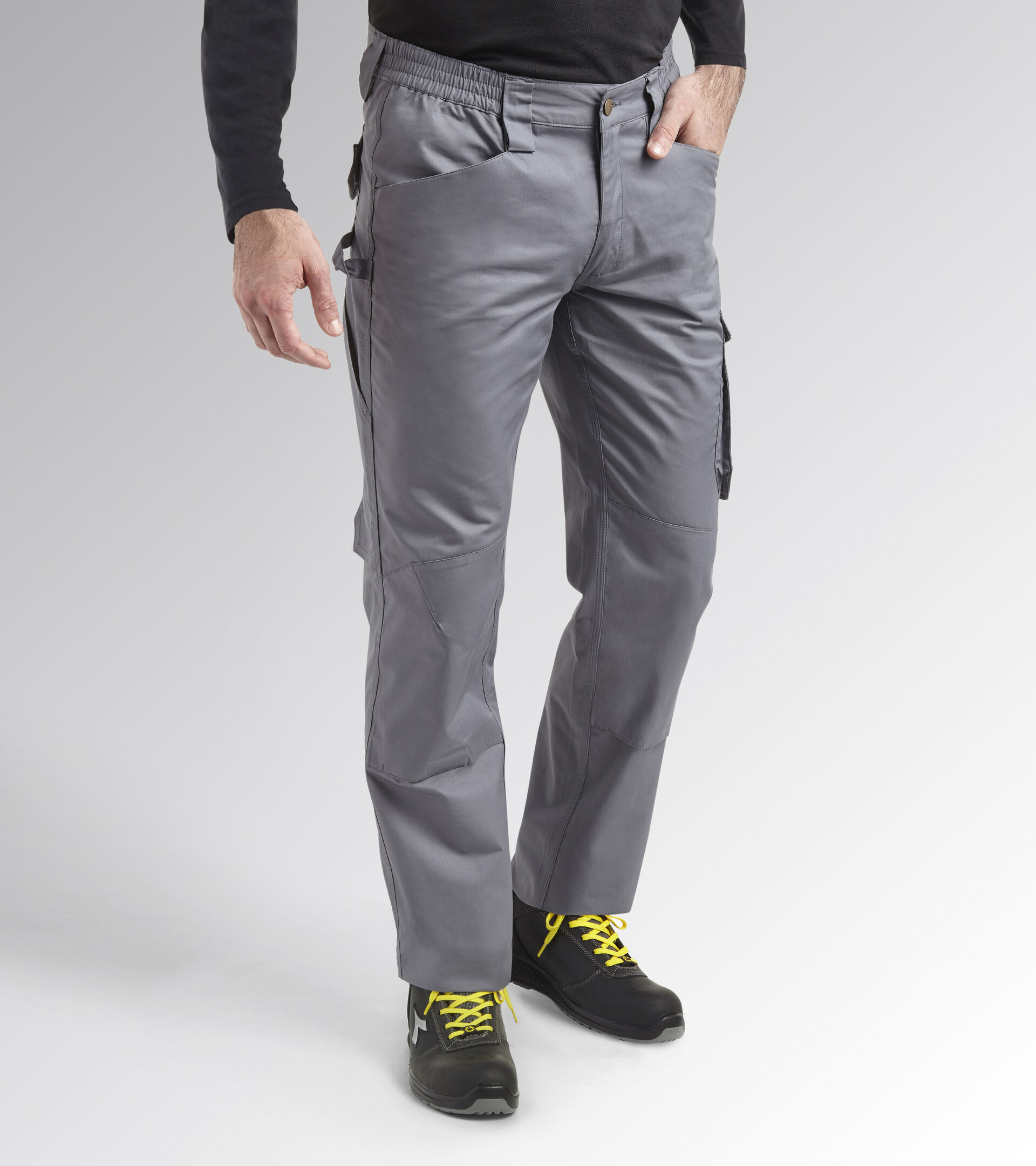 Arbeitshose PANT ROCK LIGHT PERF COTTON STAHLGRAU - Utility