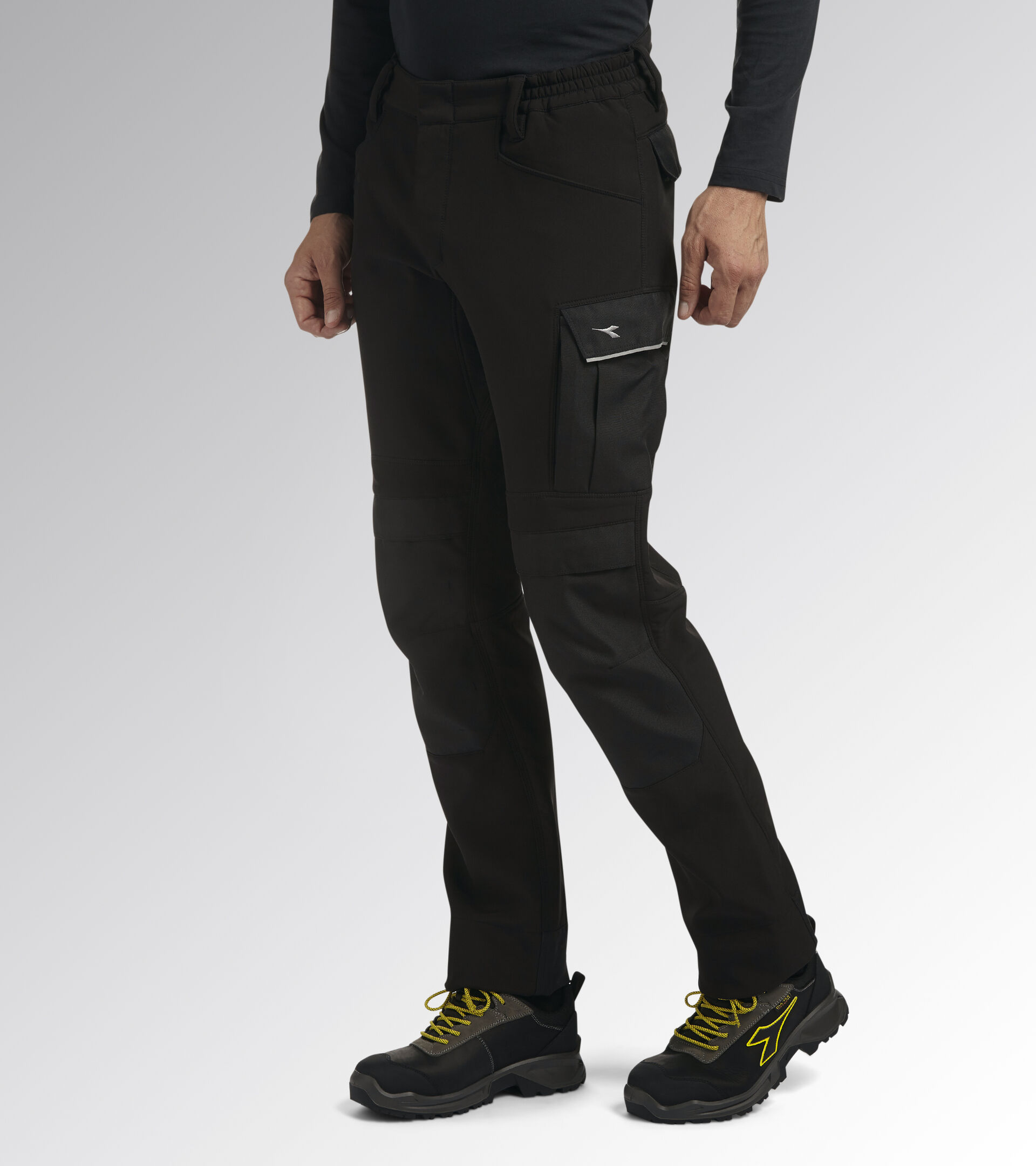 Work trousers PANT CARBON SOFTSHELL PERFORMANCE BLACK - Utility