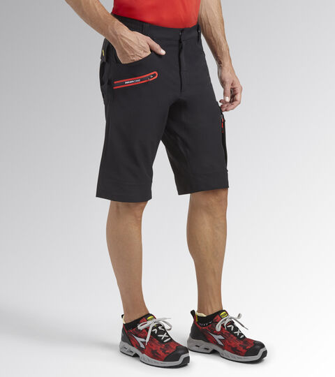 BERMUDA DUCATI, BLACK Shorts - Diadora Utility x Ducati Corse BERMUDA DUCATI BLACK - Utility