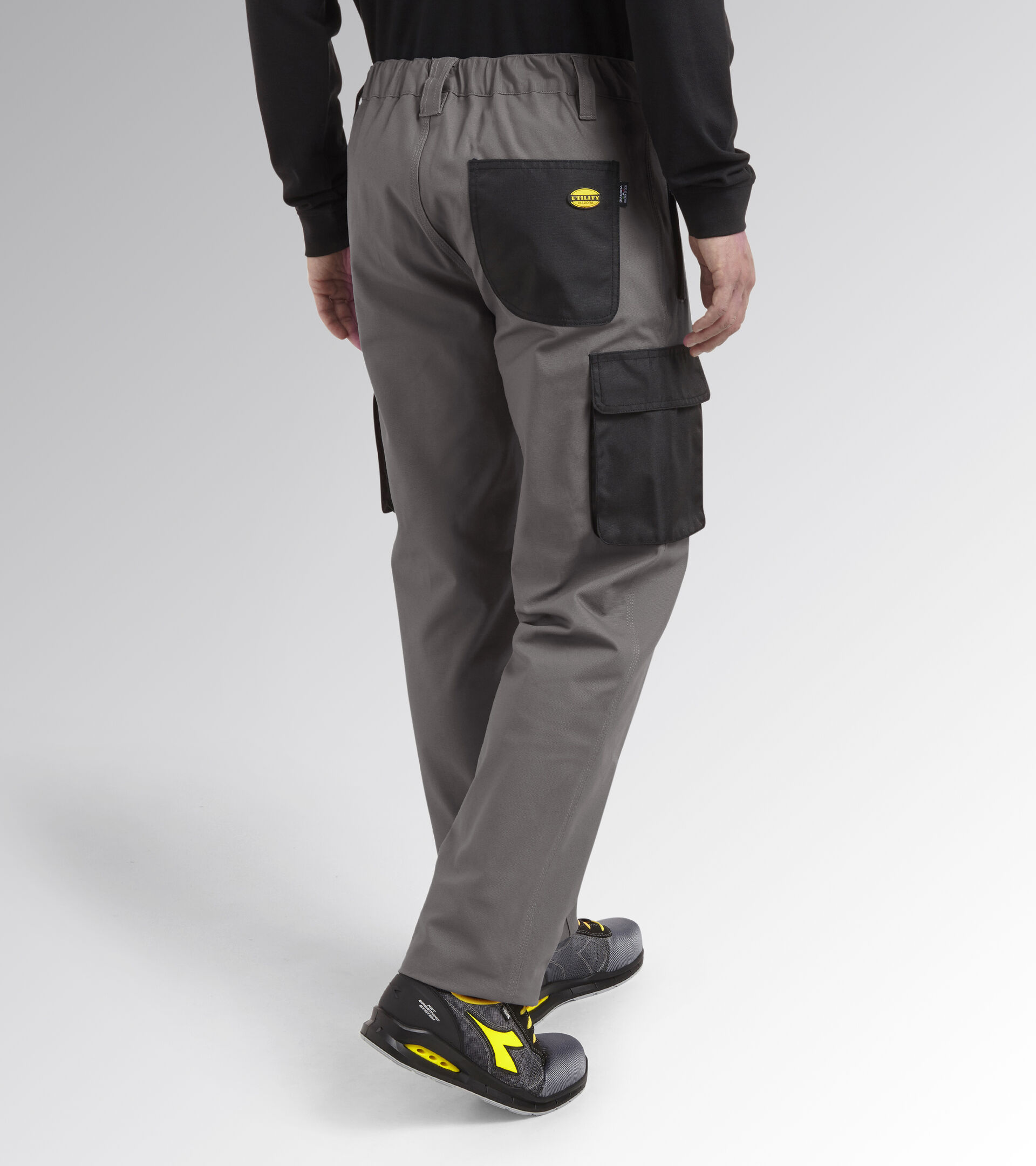 PANT STRETCH CARGO, RAIN GRAY, hi-res