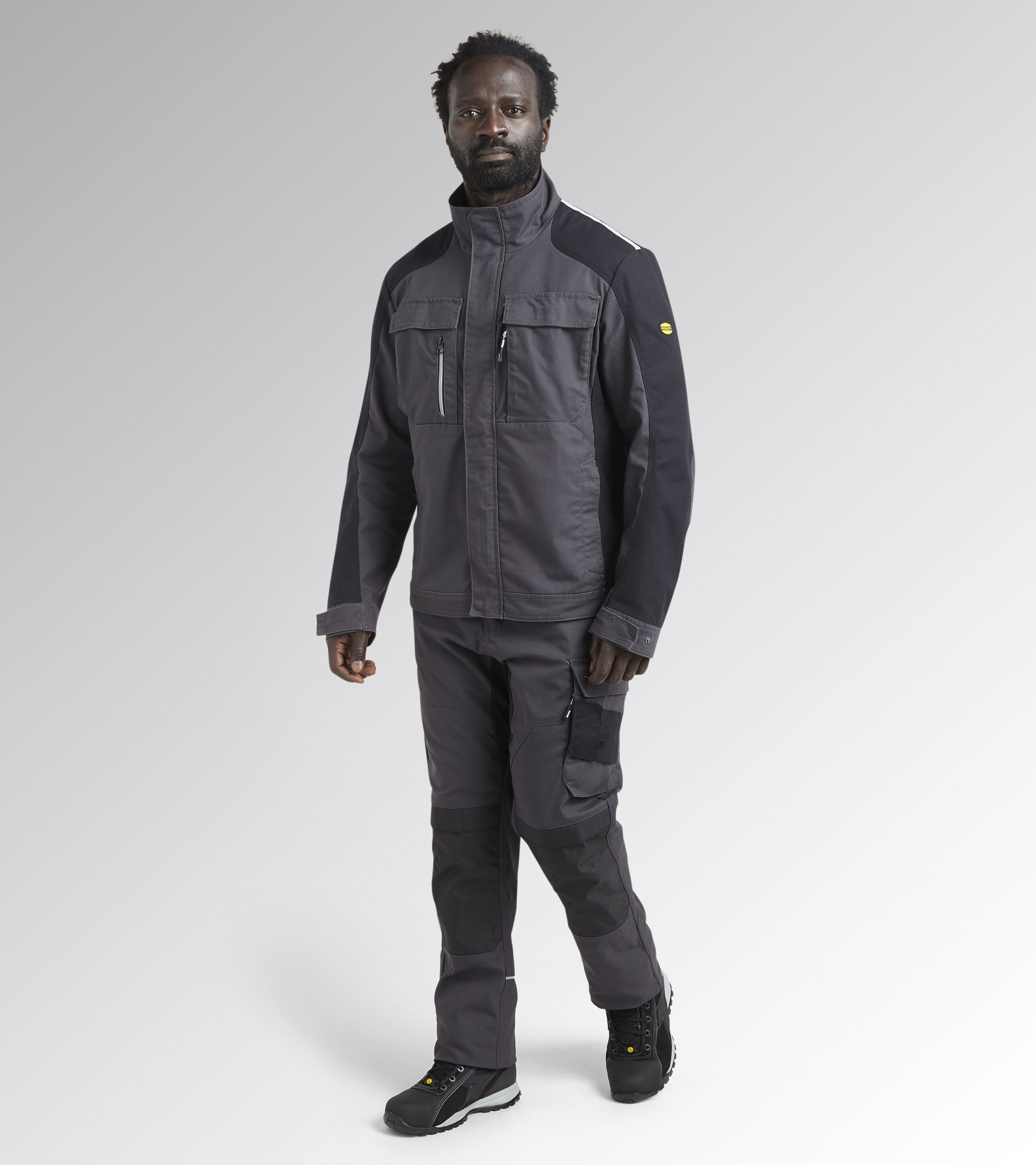 black workwear jacket