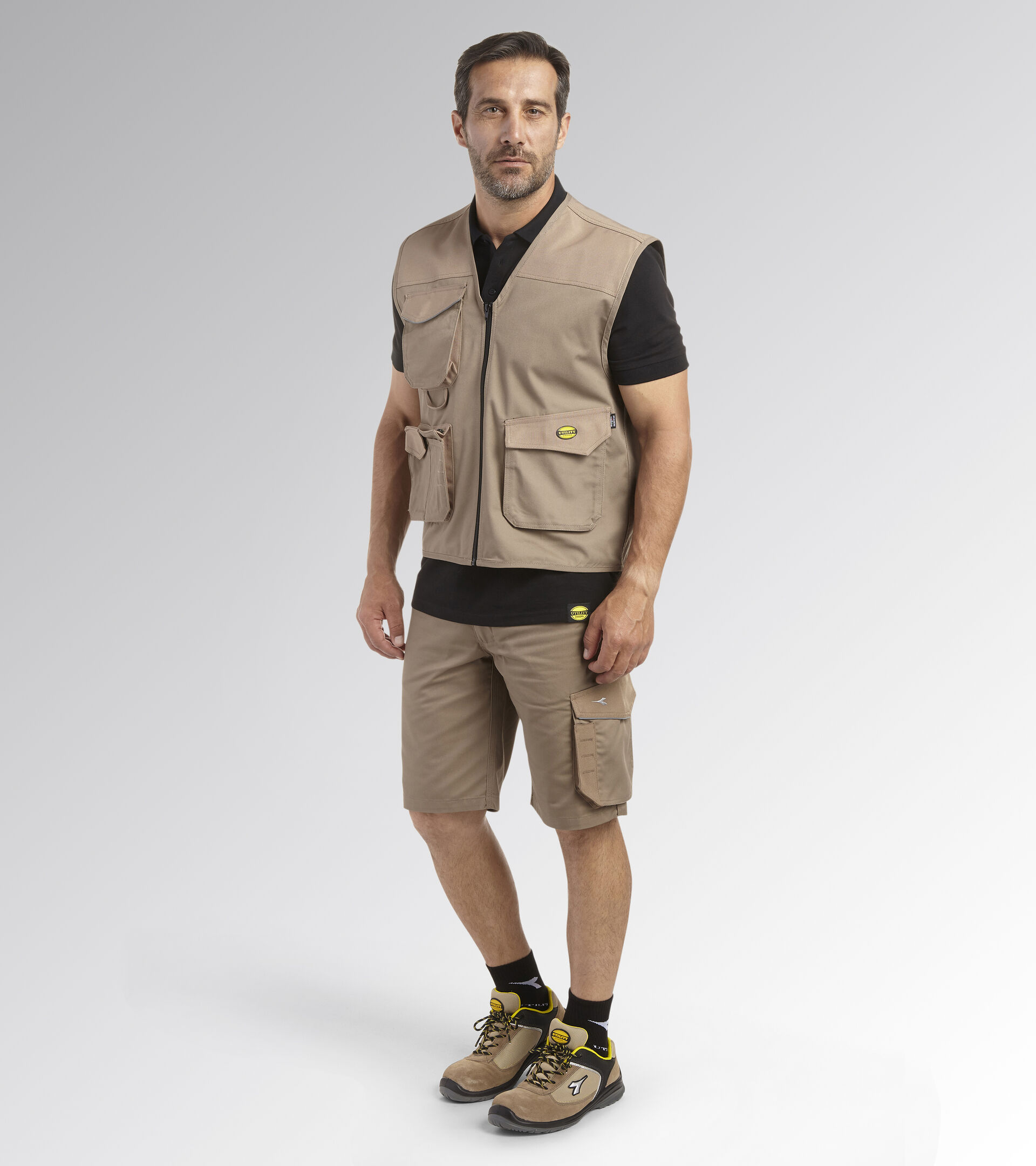 Gilet da lavoro VEST MOVER BEIGE NATURALE - Utility