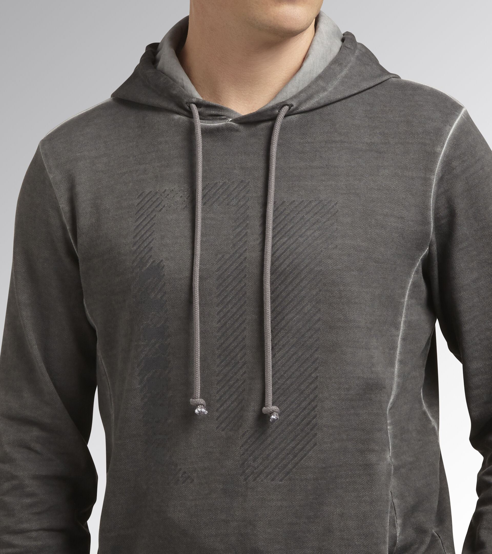 Work track jacket SWEATSHIRT HOODIE URBAN GREY QUIET SHADE - Utility