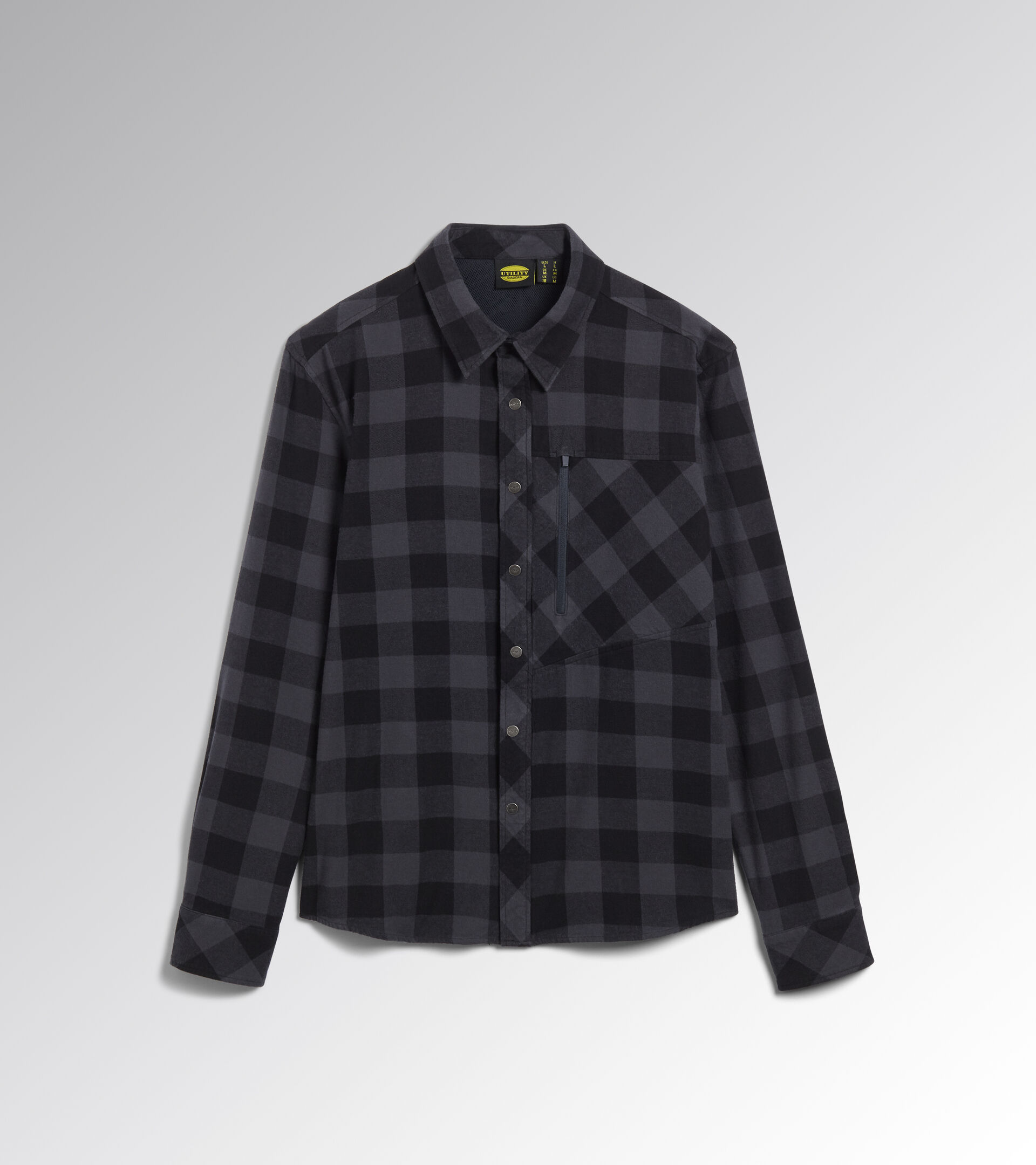 Camisa de trabajo SHIRT CHECK CORTINA NERO/ANTRACITE EBANO - Utility