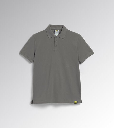 Short-sleeved work polo shirt POLO MC ATLAR ORGANIC STEEL GRAY - Utility