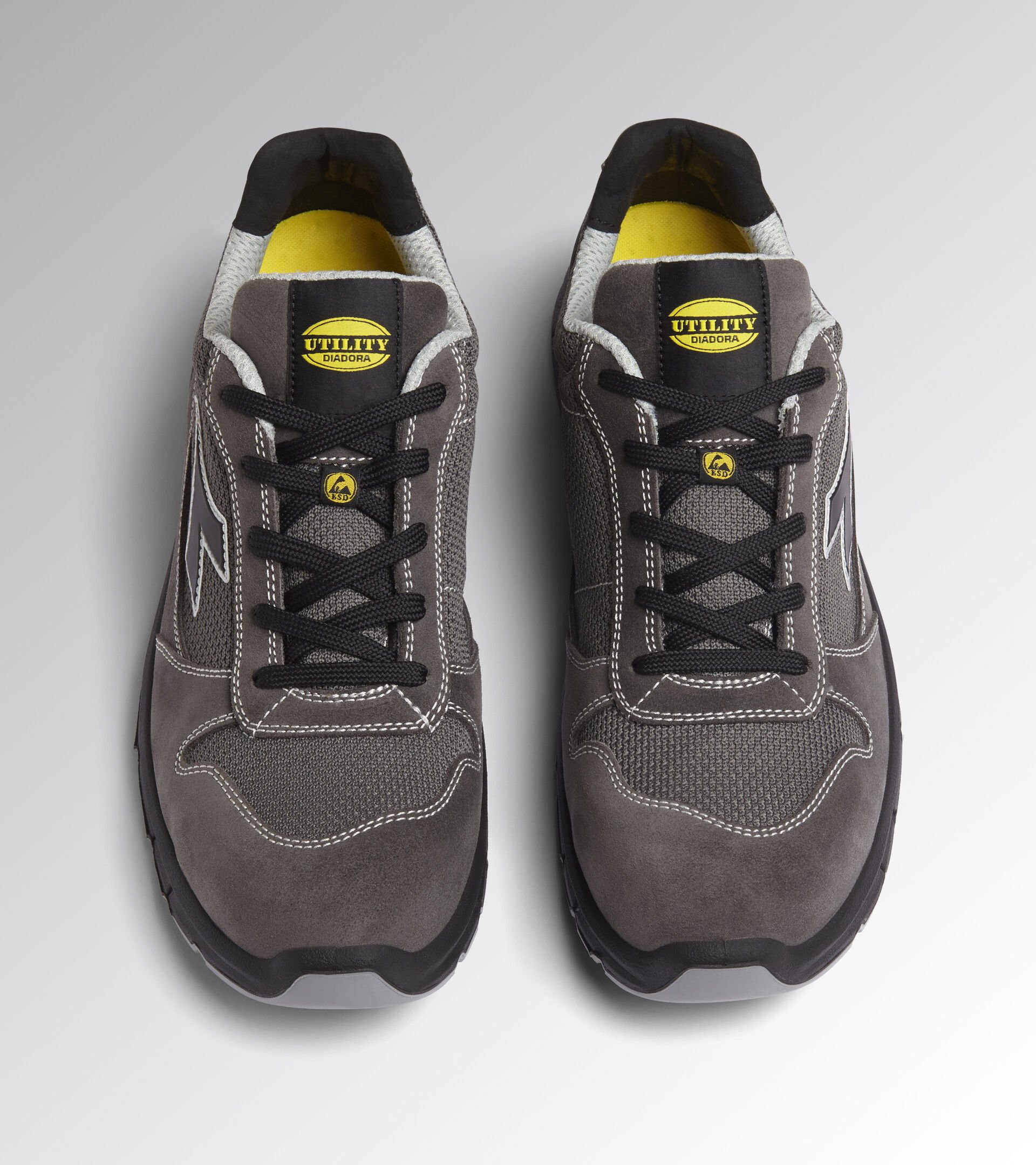 Chaussure de securité basses RUN TEXT LOW MET FREE S1PL FO SR ESD GRIS ACIER/ANTHRACITE - Utility