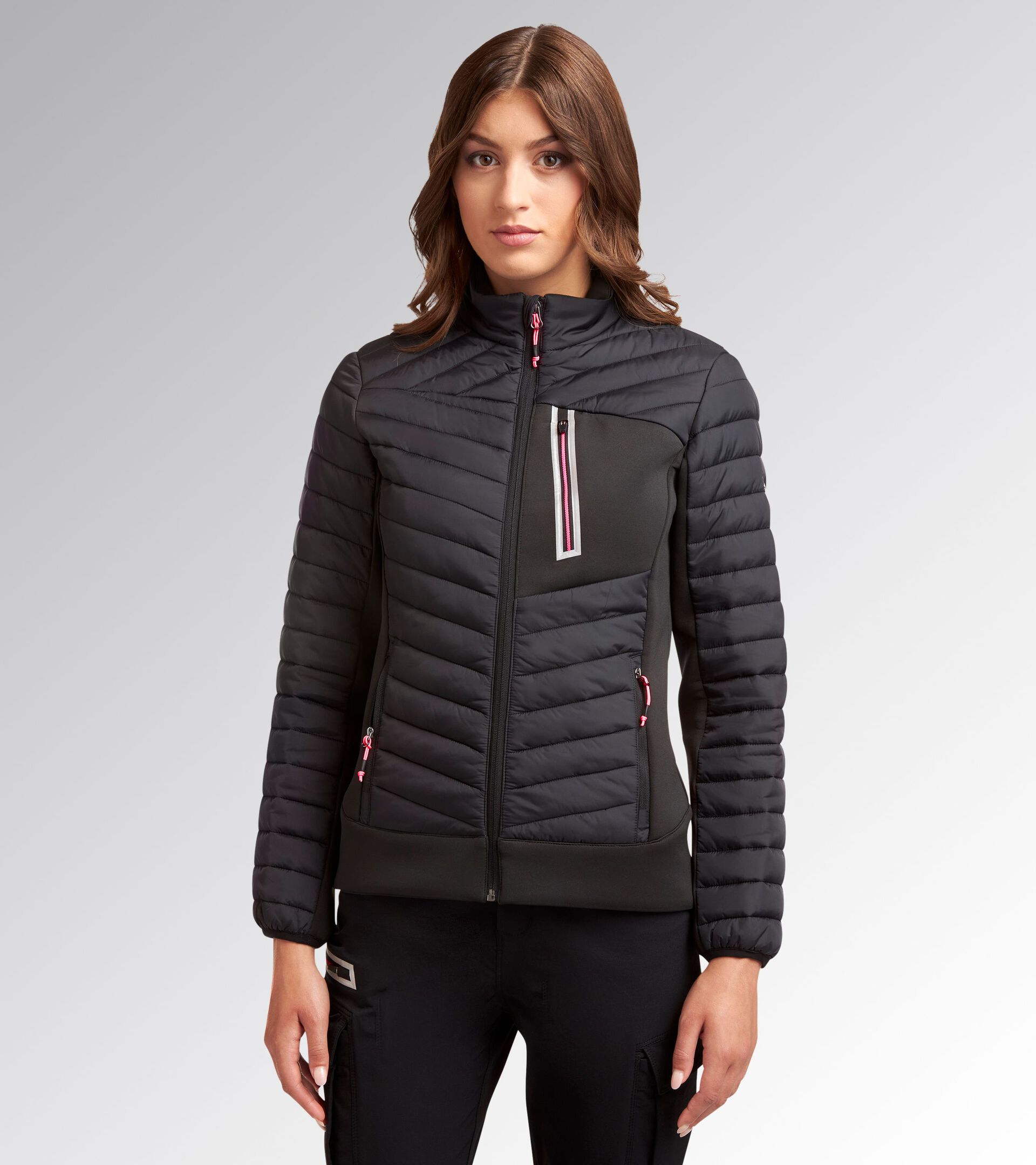 Work jacket - Women PADDED JACKET TECH ATHENA BLACK - Utility