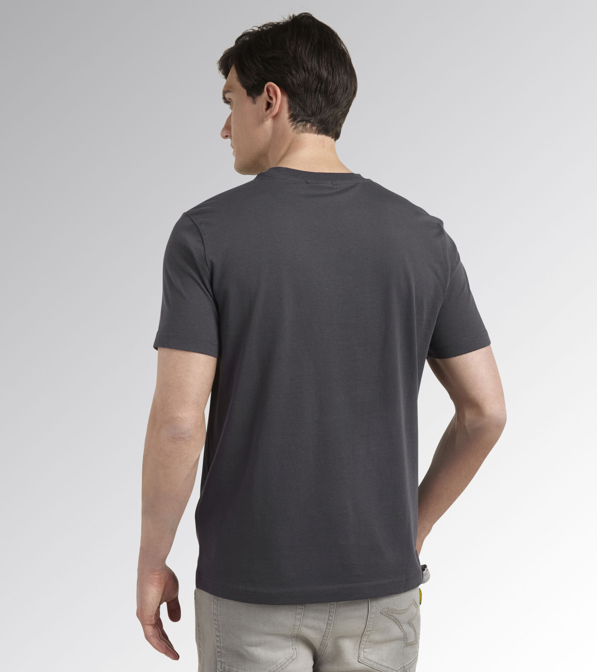 T-SHIRT GRAPHIC ORGANIC, GRIS PERISCOPIO, hi-res