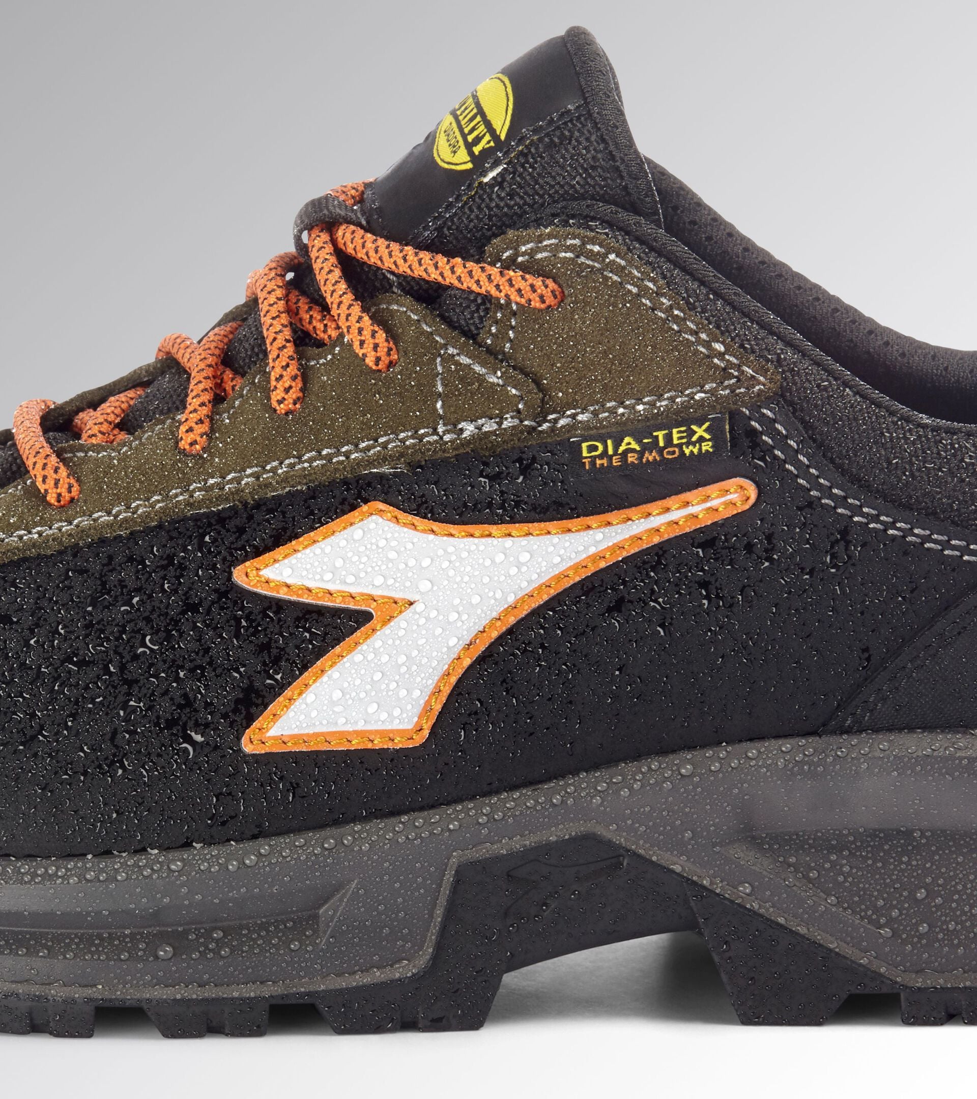 Low-cut safety shoes SPORT DIATEX LOW S7S BLACK/GREEN RAGE - Utility