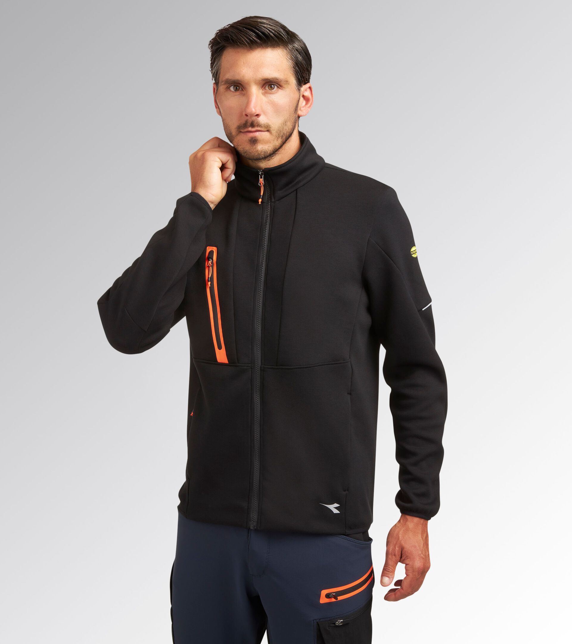 Work track jacket SWEATSHIRT HYBRID TACTIC BLACK - Utility