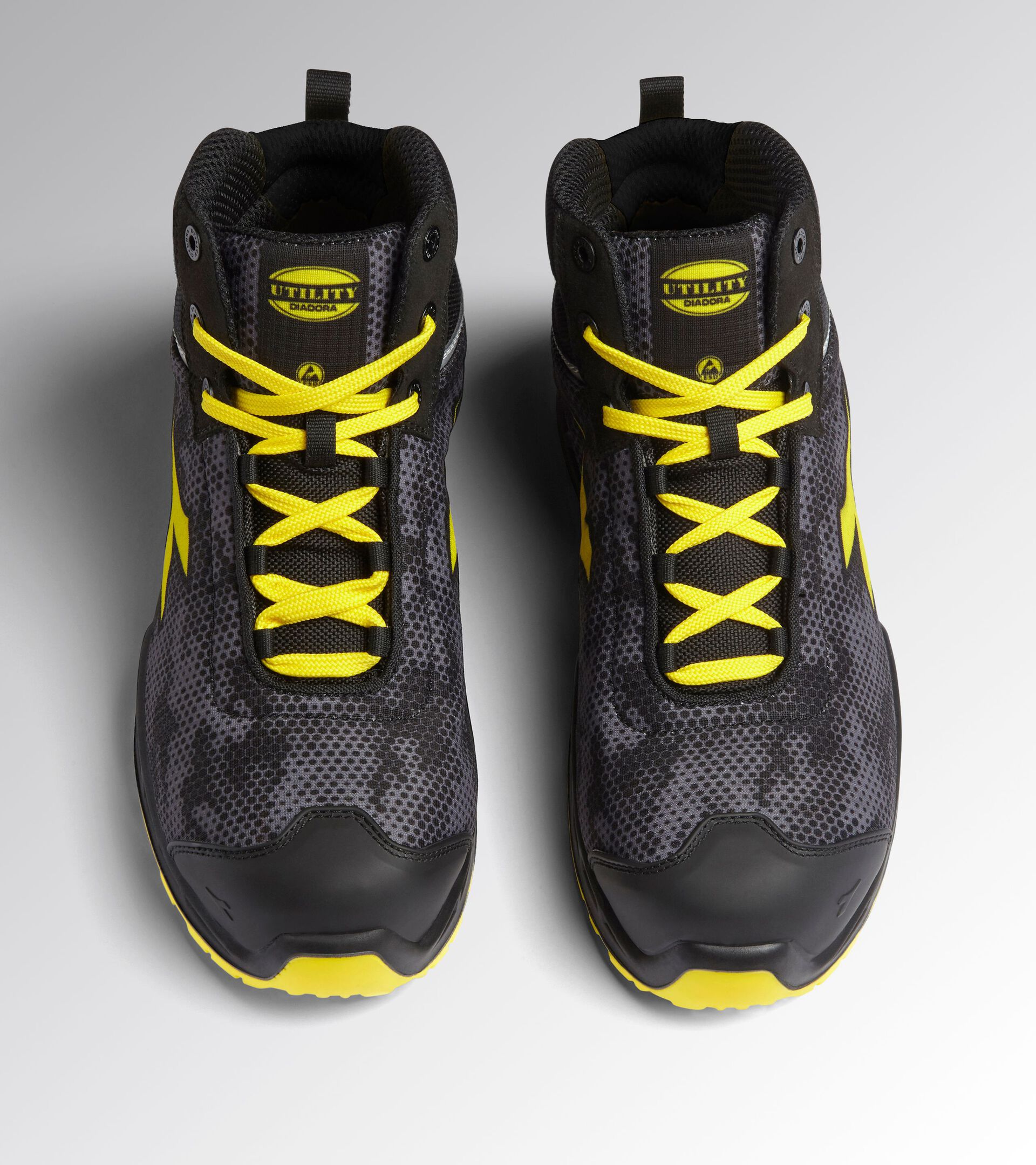 High safety shoe SHARK STABLE IMP MID S3S FO SR SC ESD BLACK/GRAY (C2541) - Utility
