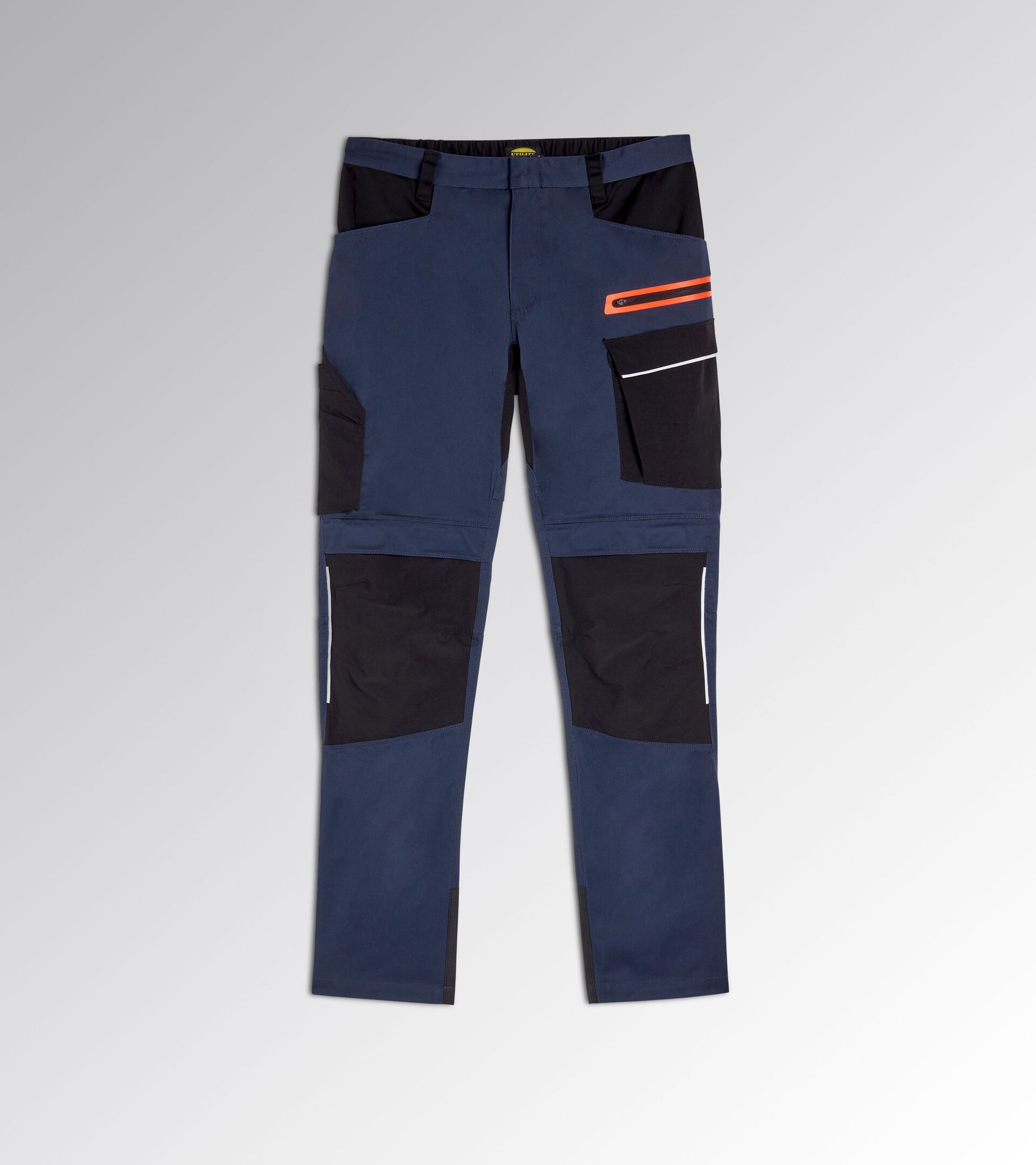 Work trousers PANT HYBRID POLY PERFORMANCE BLACK/BLUE DENIM - Utility