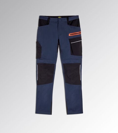 Work trousers PANT HYBRID POLY PERFORMANCE BLACK/BLUE DENIM - Utility