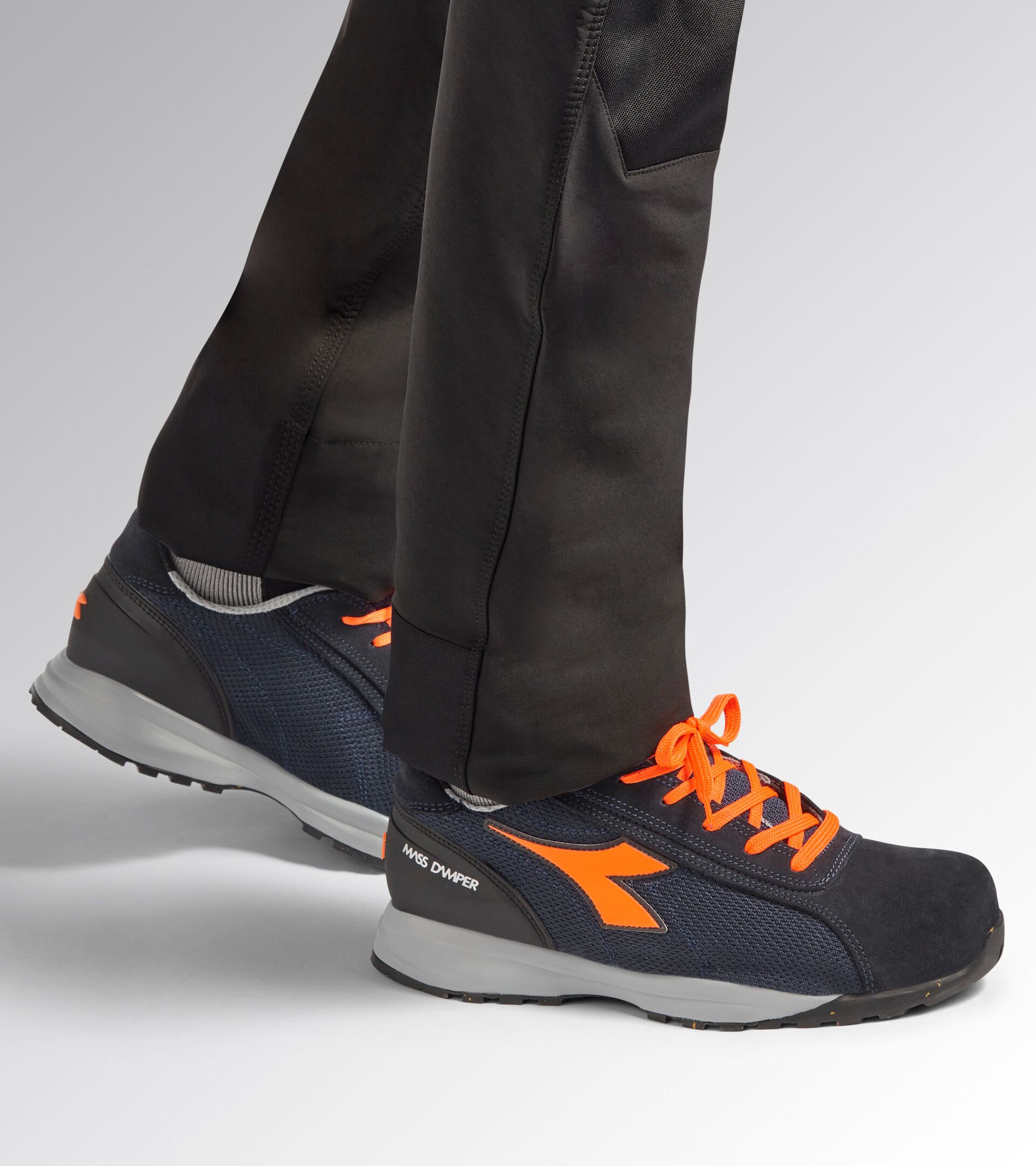Low safety shoe GLOVE MDS TEXT LOW S1PS FO HRO SR DARK NAVY/ORANGE FLUO - Utility