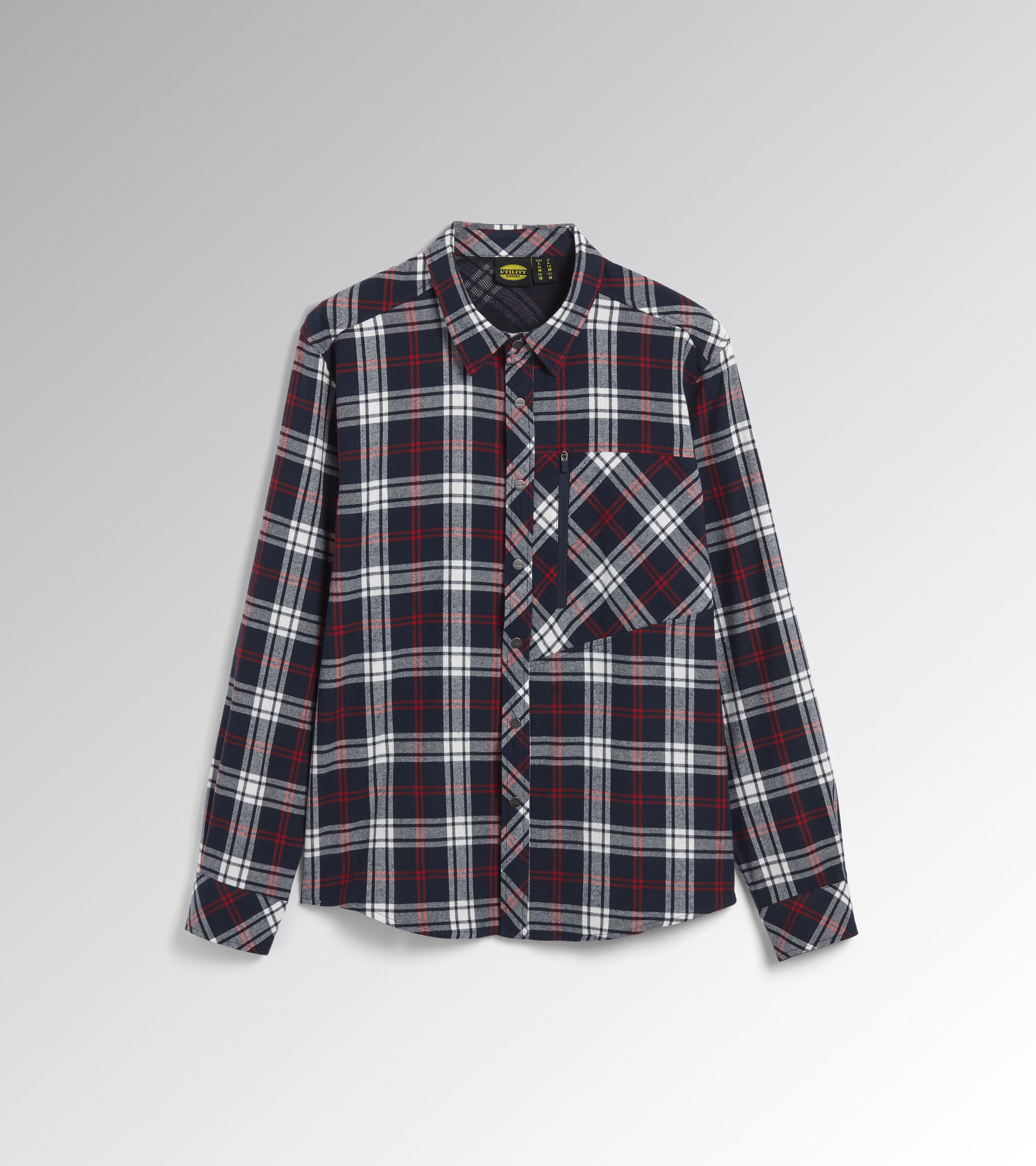 Work and safety shirt SHIRT CHECK CORTINA SAMBA/DARK SAPPHIRE/VAPOR GRY - Utility