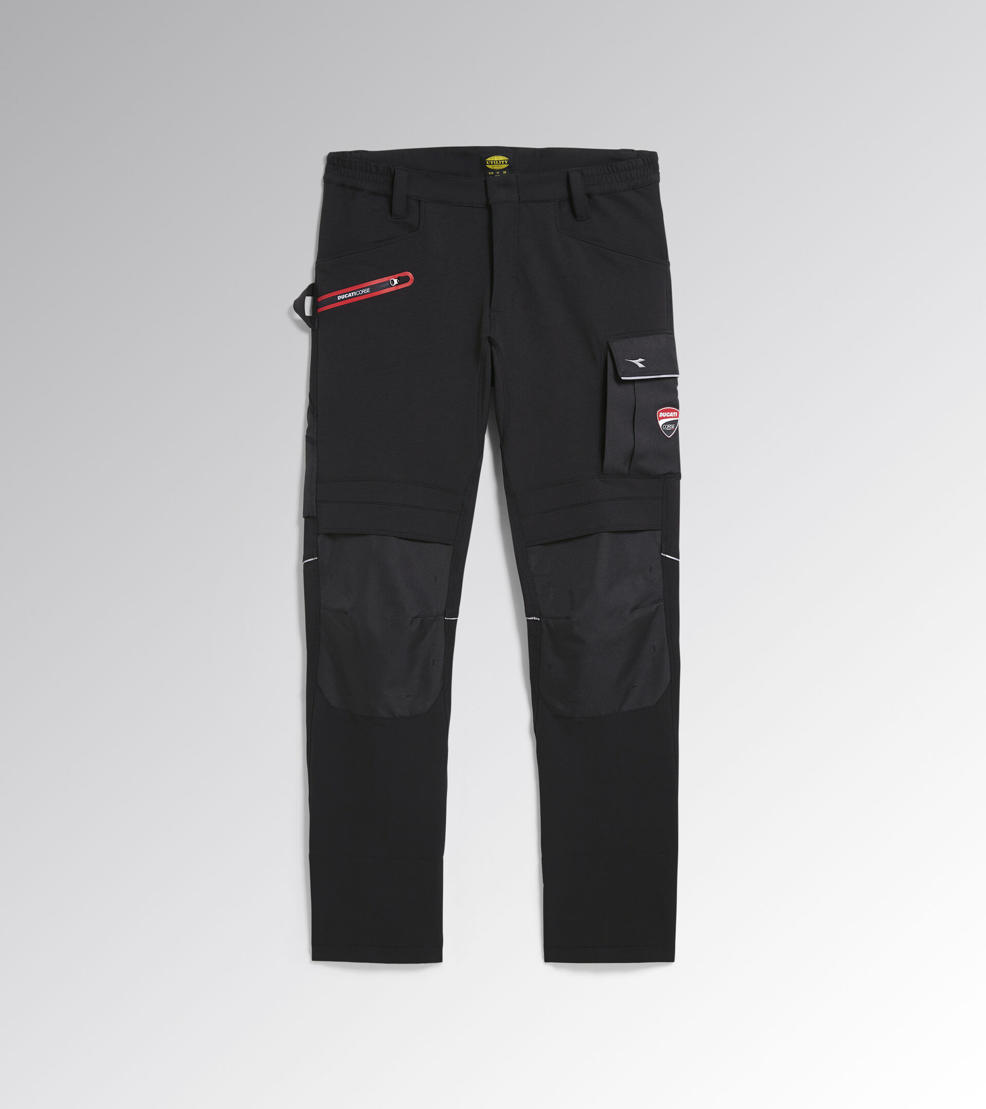 Arbeitshose - Diadora Utility x Ducati Corse PANT PERFORMANCE DUCATI SCHWARZ - Utility