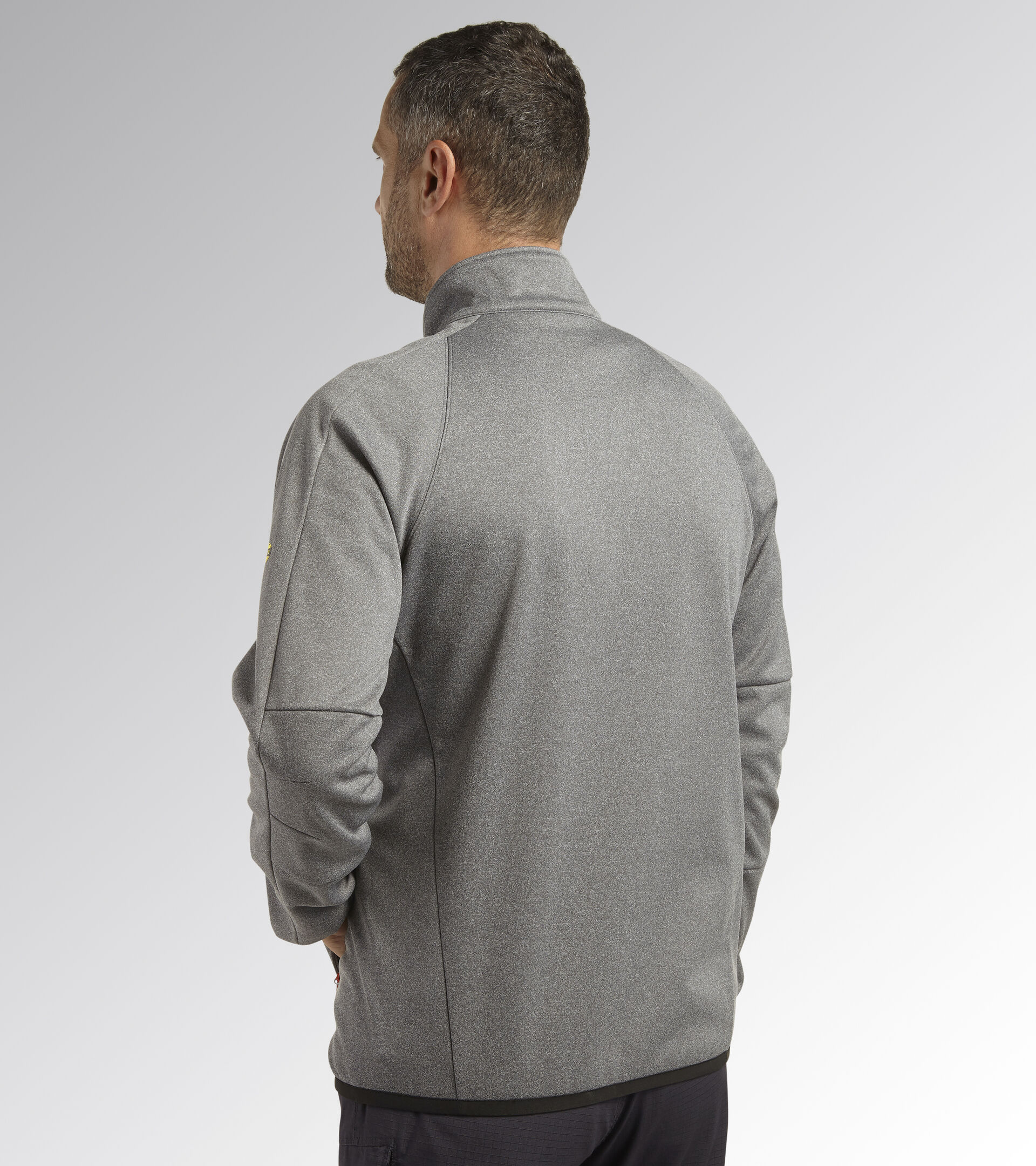 BONDED JACKET CROSS, STEEL GRAY MELANGE, hi-res