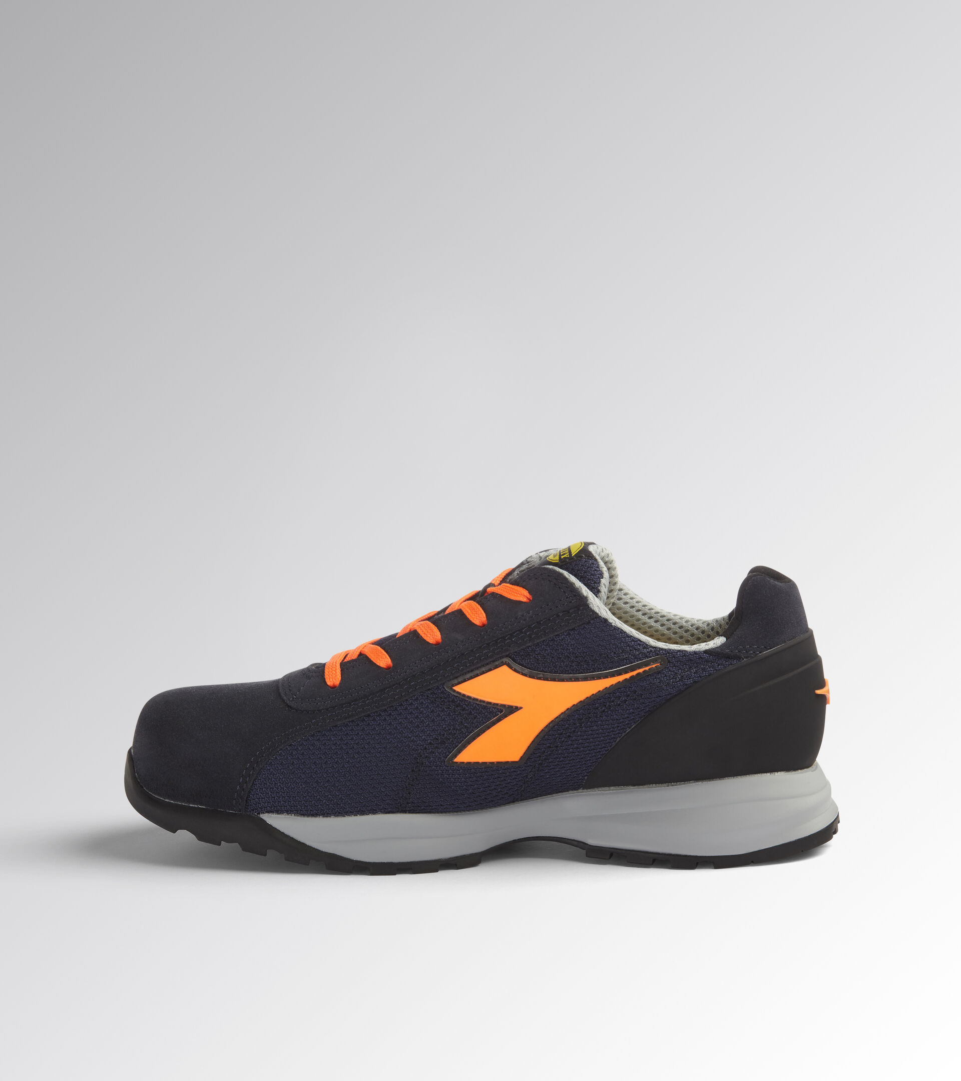 GLOVE MDS TEXT LOW S1P HRO SRC, DARK NAVY/ORANGE FLUO, hi-res
