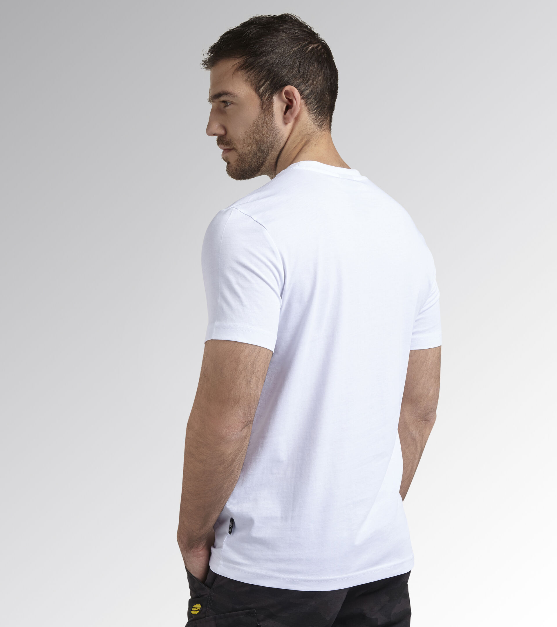 T-SHIRT GRAPHIC ORGANIC, BRIGHT WHITE/SNOW WHITE, hi-res