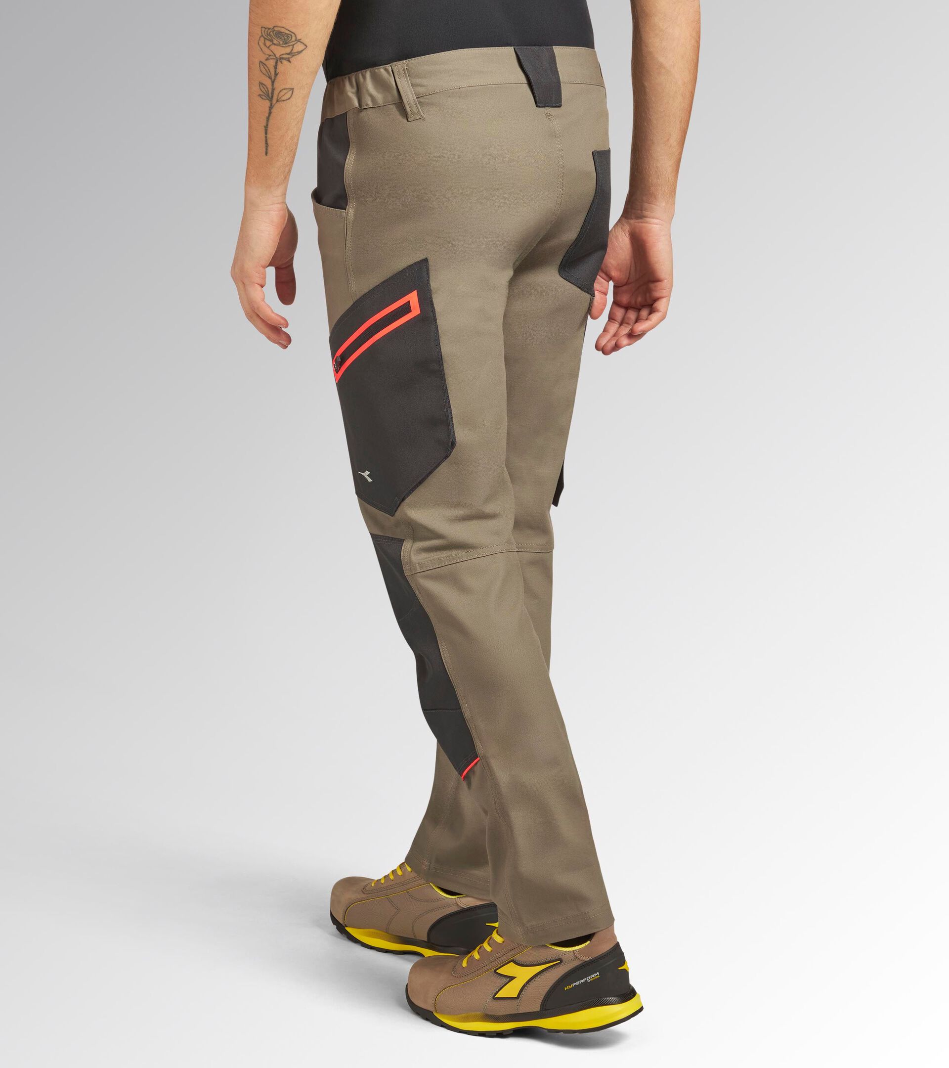 Work trousers PANT STRETCH PERFORMANCE 2.0 BROWN GREY - Utility