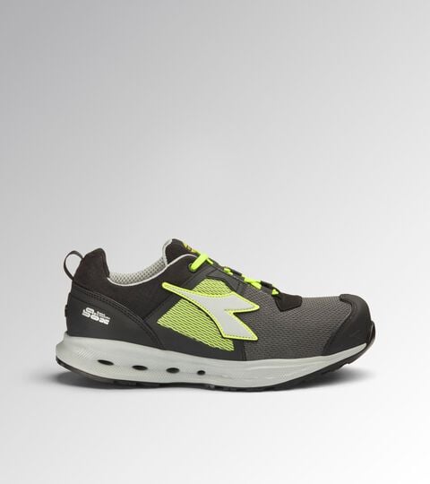 Niedriger Sicherheitsschuh S1PS GLOVE A.BOX LOW GHOST S1PS SCHWARZ/GELB FLUO - Utility