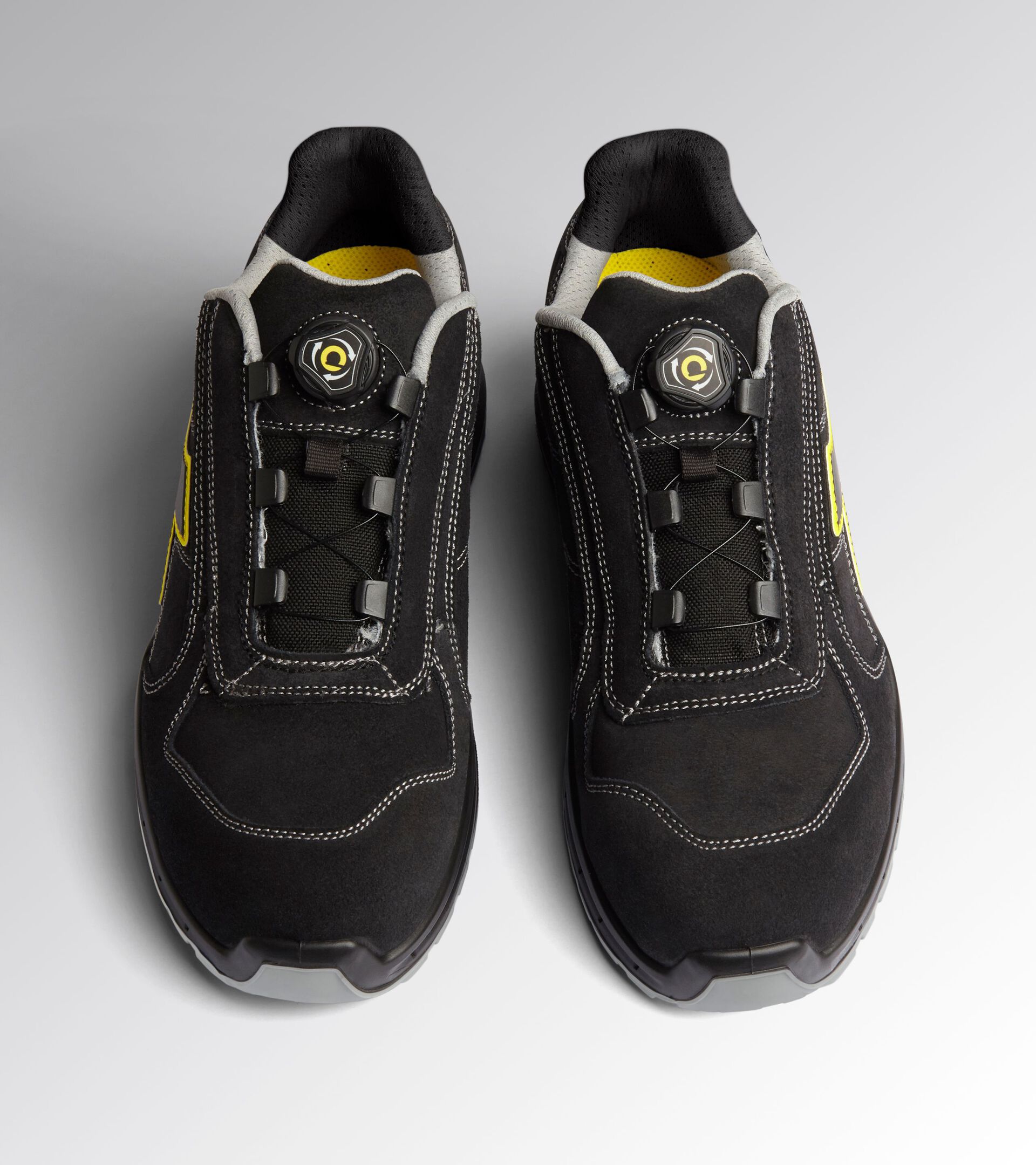 Low safety shoe RUN NET AIRBOX QUICK LOW S3S FO SR BLACK/BLACK - Utility