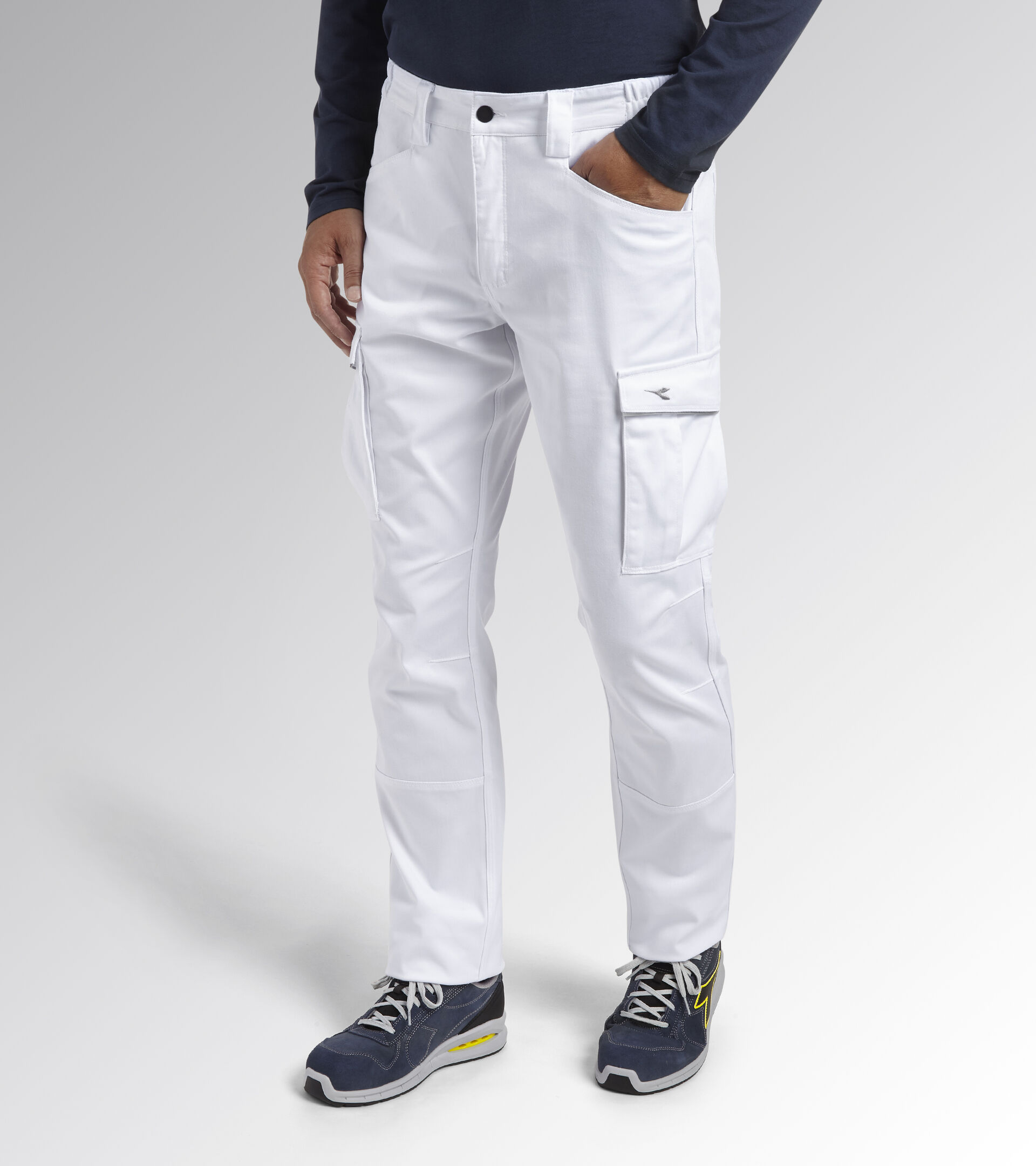 Pantalon de travail PANT STAFF STRETCH CARGO BLANC VIF - Utility