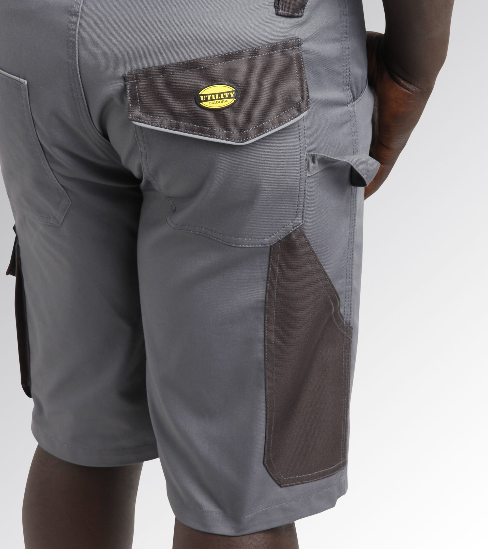 Bermuda work shorts BERMUDA POLY STEEL GRAY - Utility