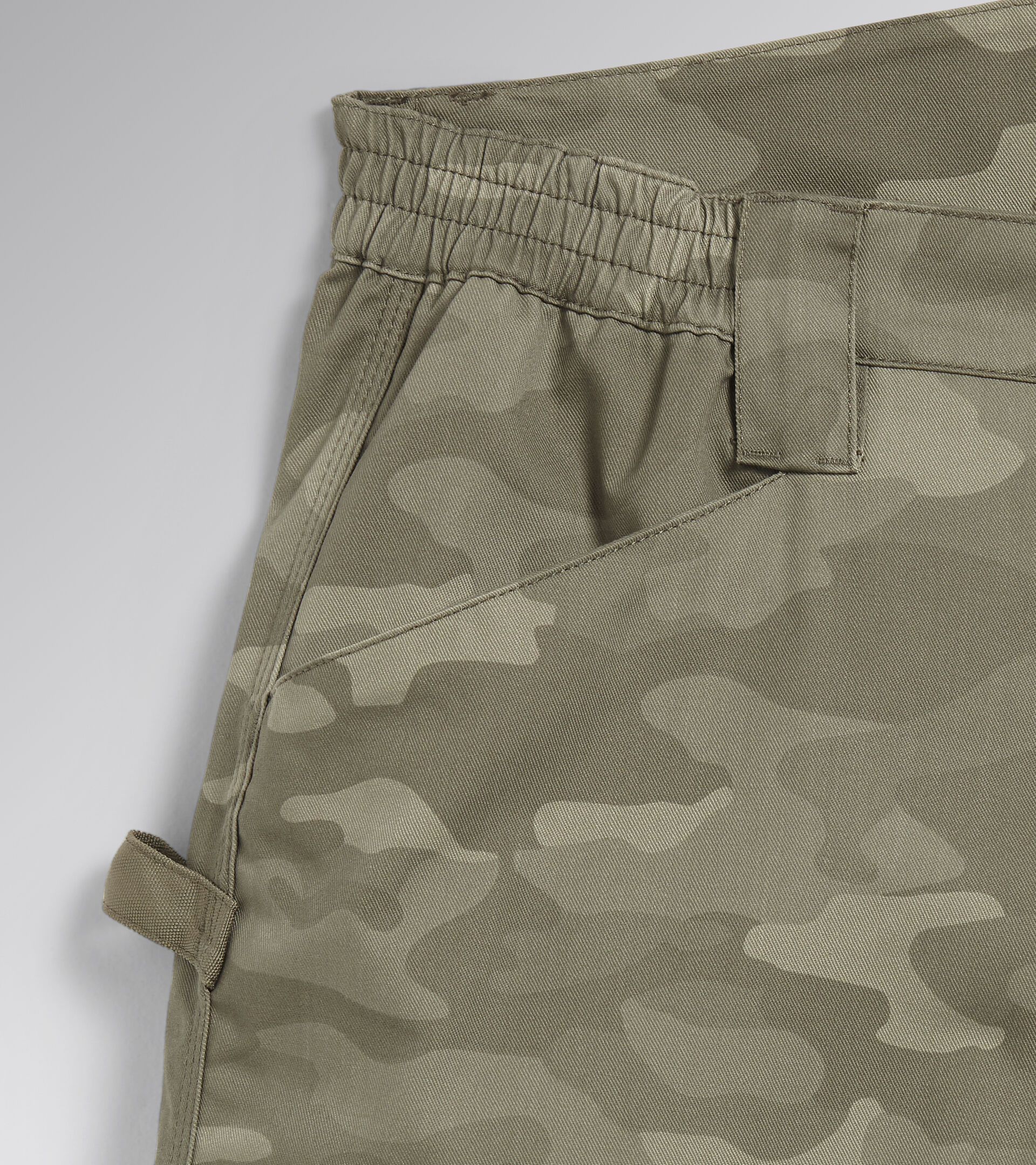 Bermuda da lavoro BERMUDA POLY CAMO GRIGIO CANAPA - Utility