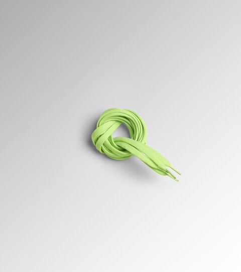 Laces for Utility shoes FLAT LACES THERMO 100 GREEN FLUO 909 C - Utility