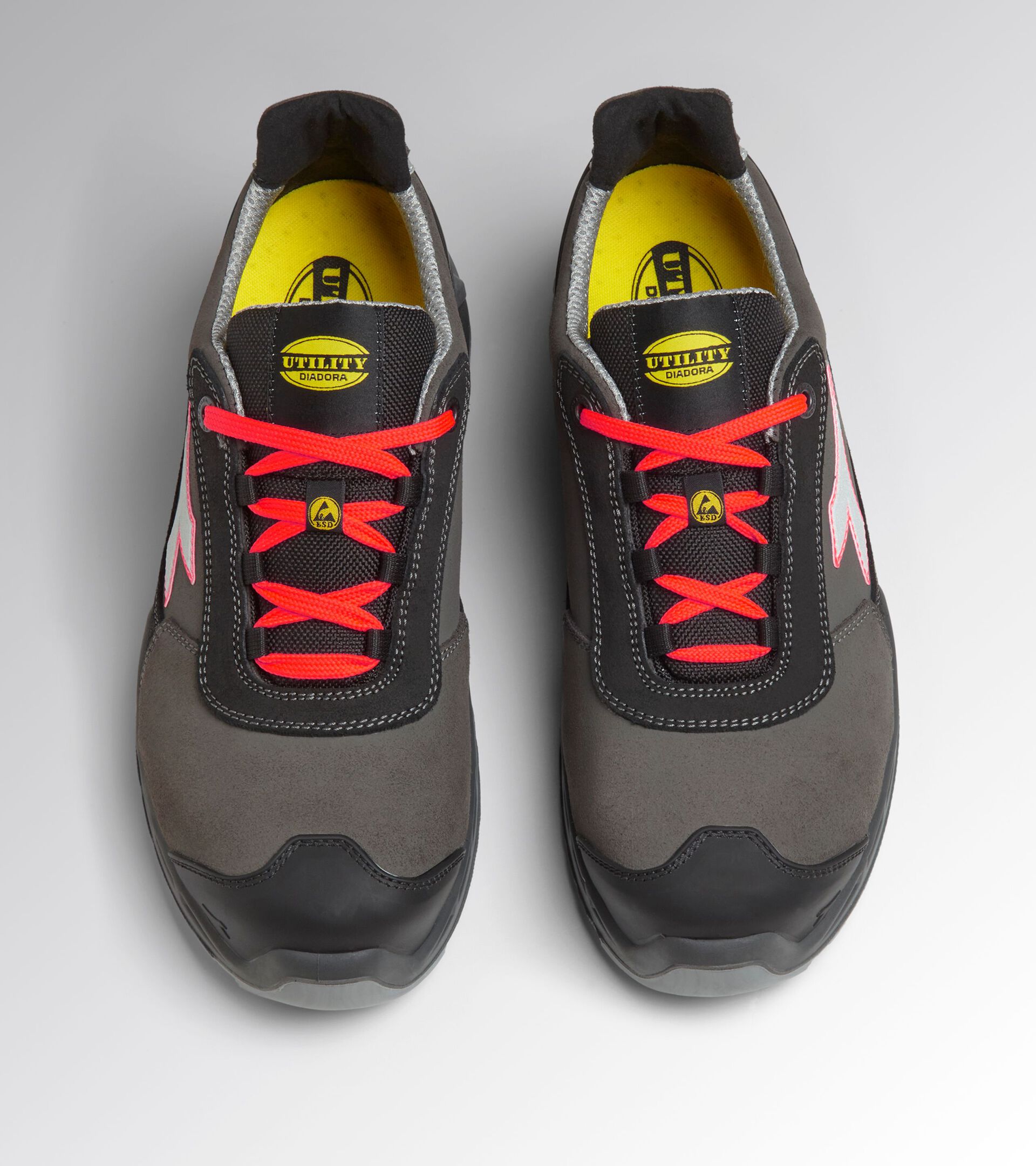 SHARK STAB IMP LEAT LOW S3 SRC ESD, BLACK/RED FLUO, hi-res