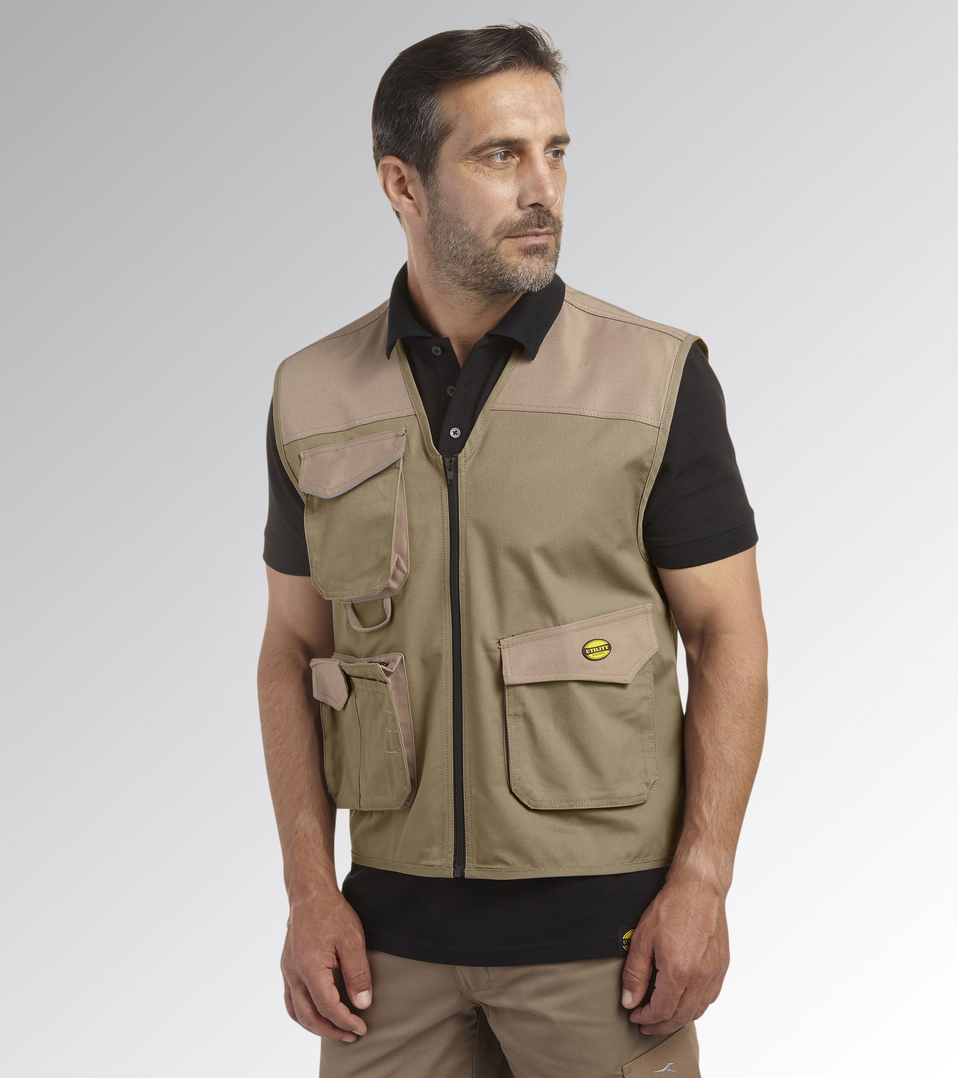 Gilet da lavoro VEST MOVER BEIGE NATURALE - Utility