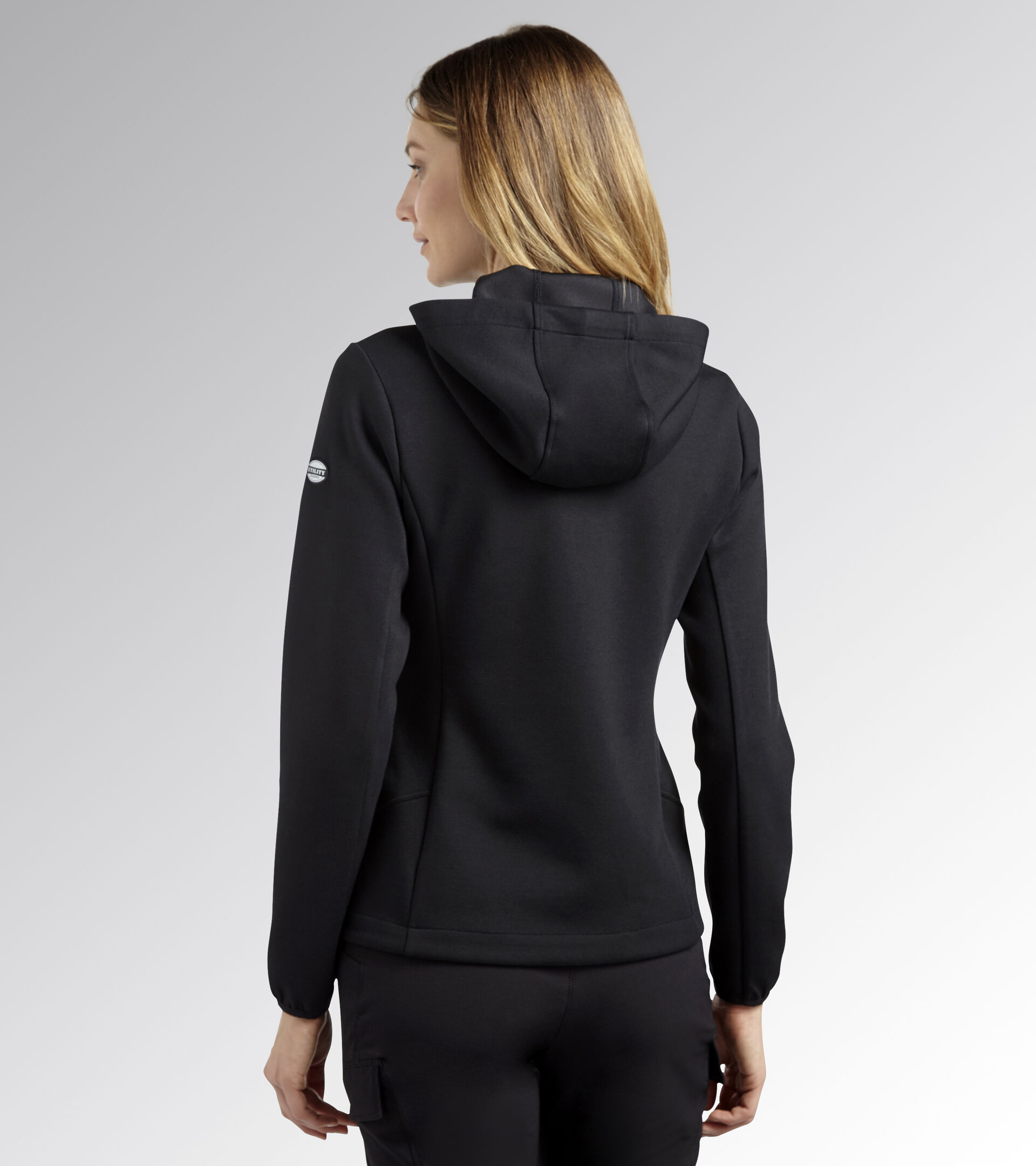 Work track jacket - Women SWEATSHIRT ABILITY ATHENA BLACK - Utility