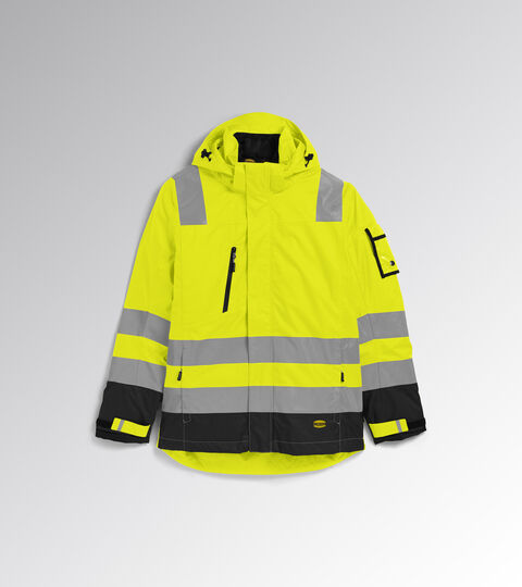 Work jacket HV JACKET ISO 20471 FLUORESCENT YELLOW ISO20471 - Utility