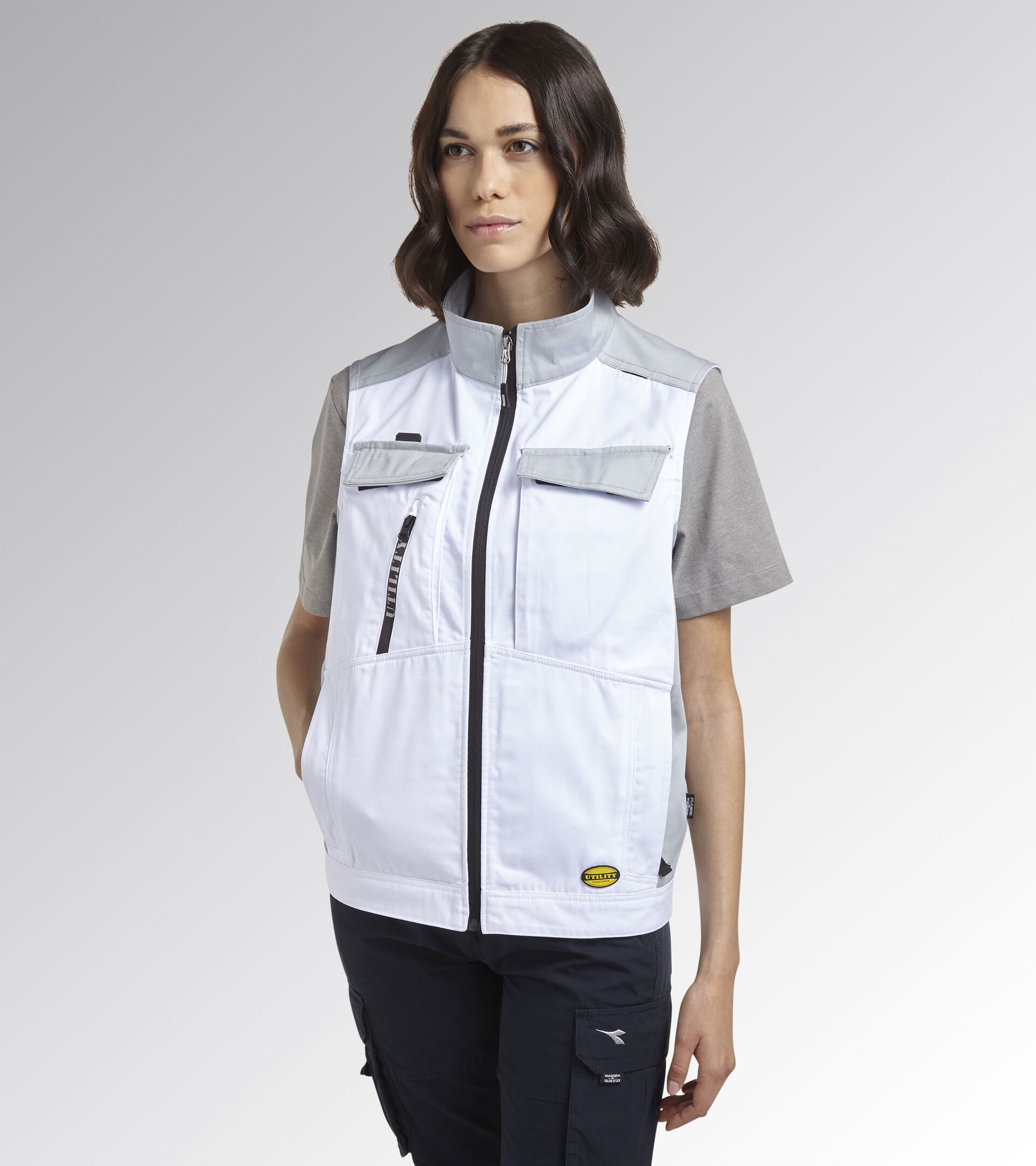 Gilet da lavoro VEST EASYWORK LIGHT BIANCO OTTICO - Utility