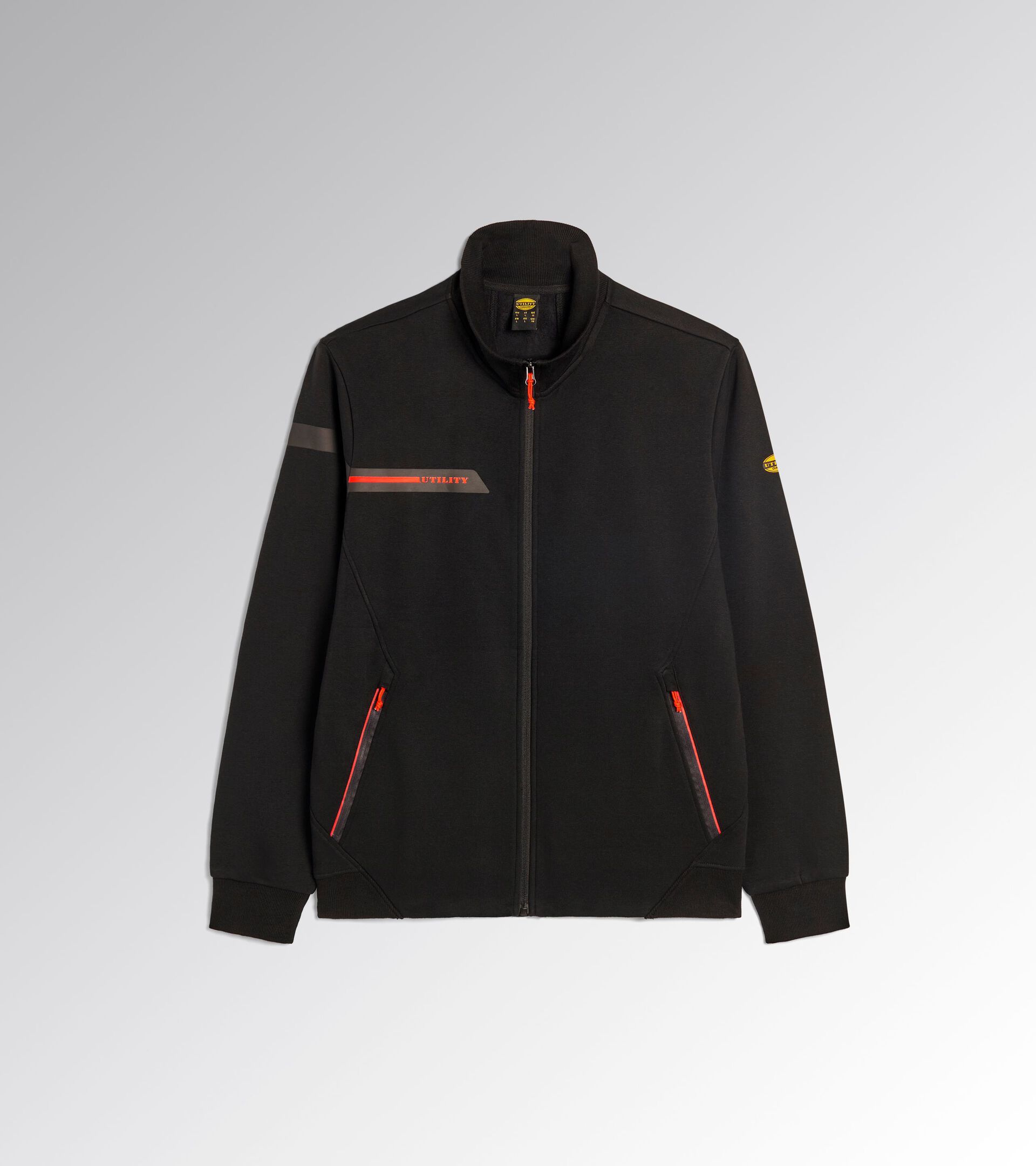 Full-Zip-Sweatshirt SWEATSHIRT STRETCH 2.0 SCHWARZ - Utility
